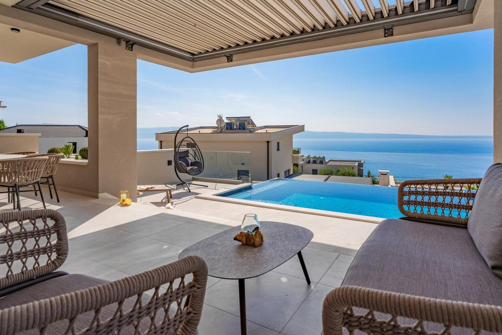Luxury 5-bedroom villa Princess Korina with heated pool, pool table, sauna, a hot-tub view 2