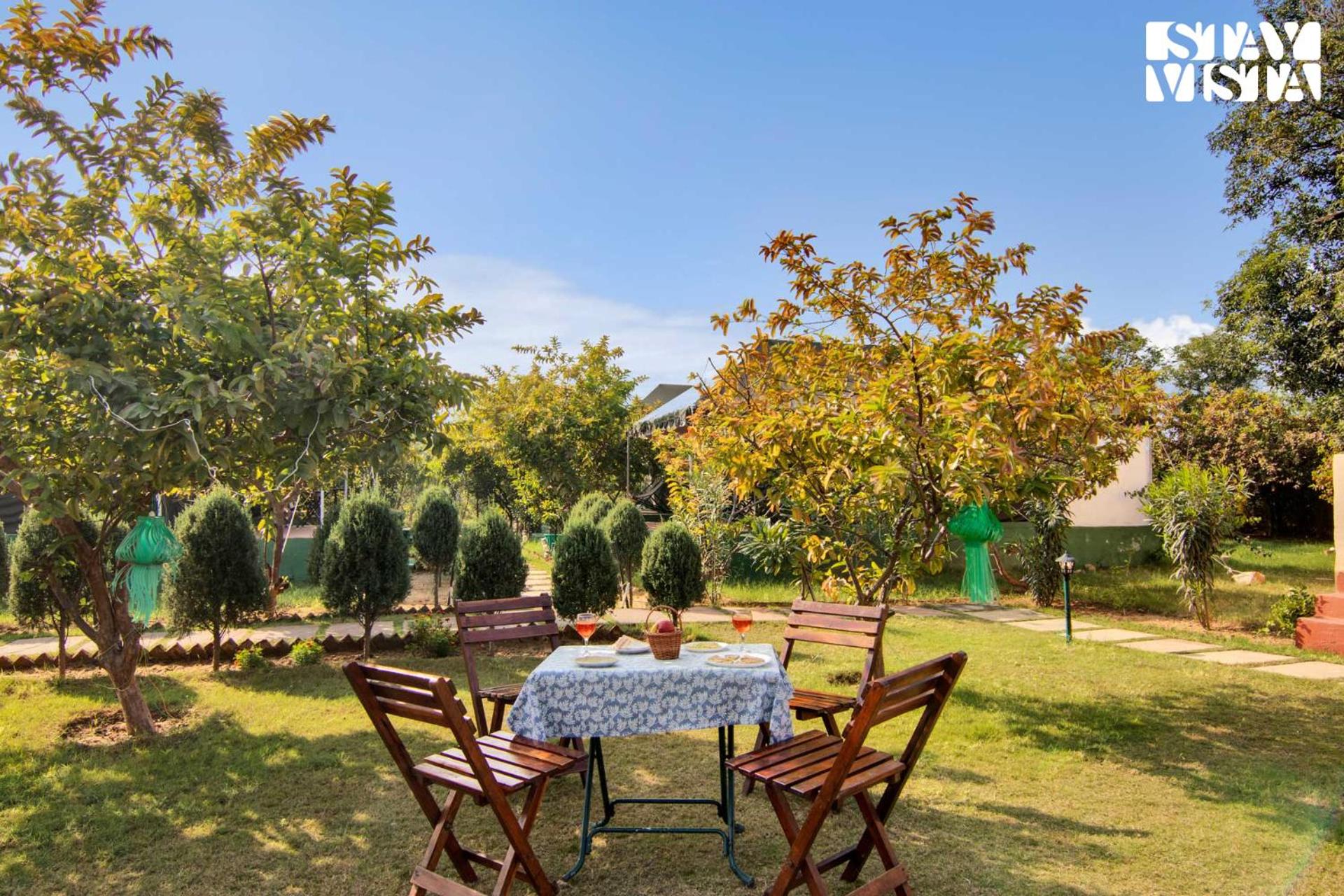 StayVista at Ranthambore Reverie - Near Ranthambore National Park with Lawn & Indoor-Outdoor Games view 4