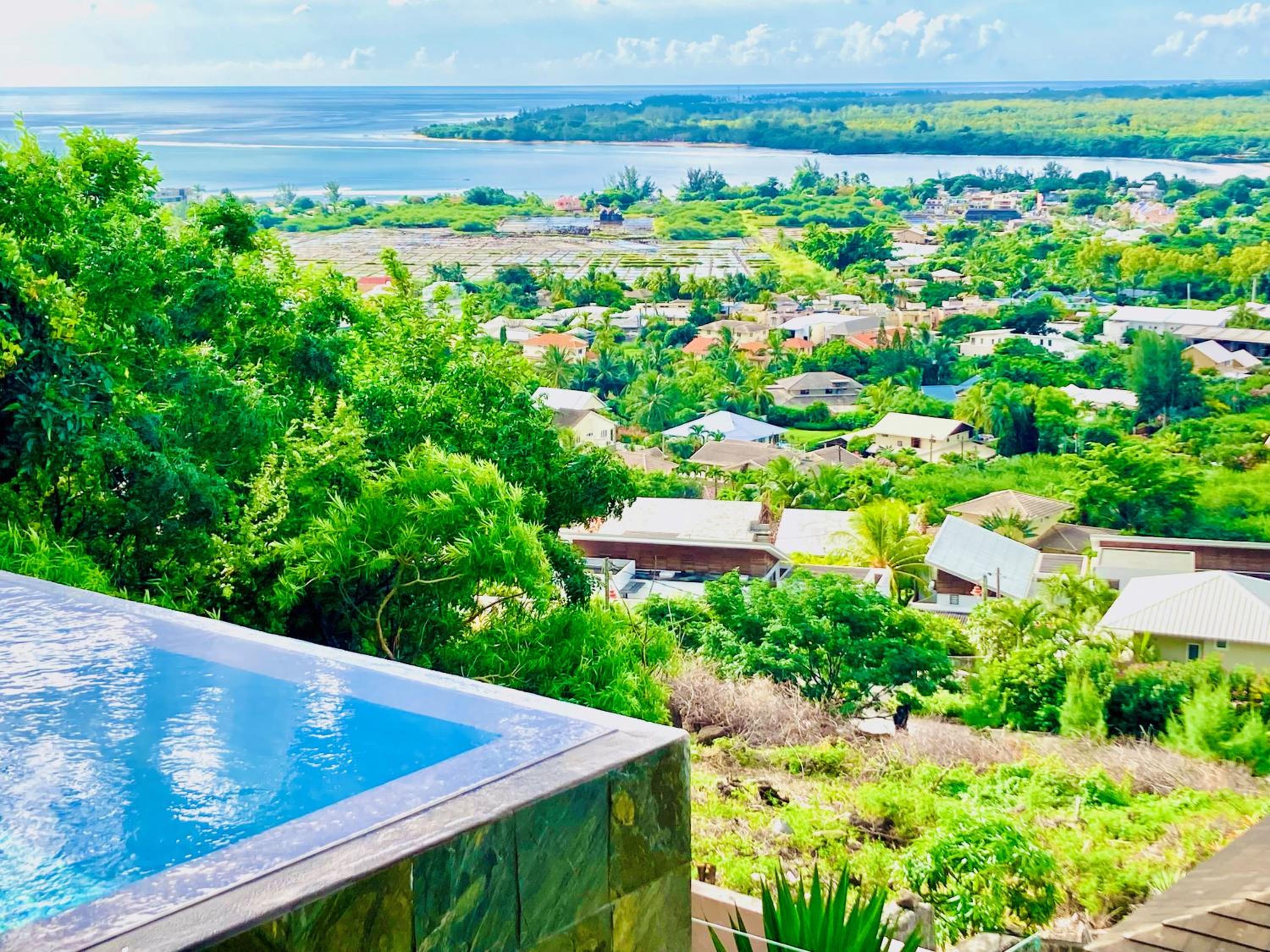 Villa Teranga avec vue panoramique sur la baie de Tamarin