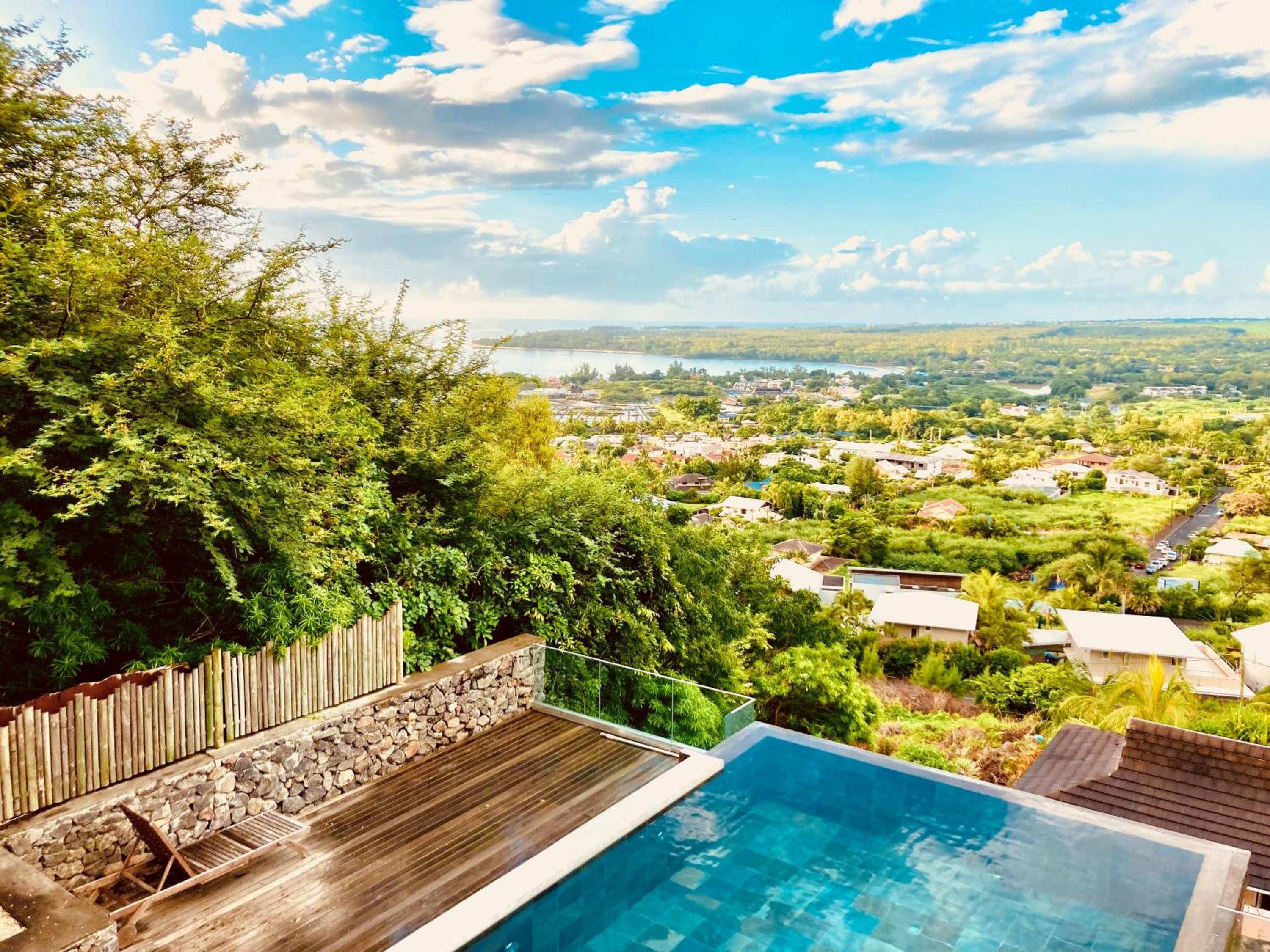 Villa Teranga avec vue panoramique sur la baie de Tamarin