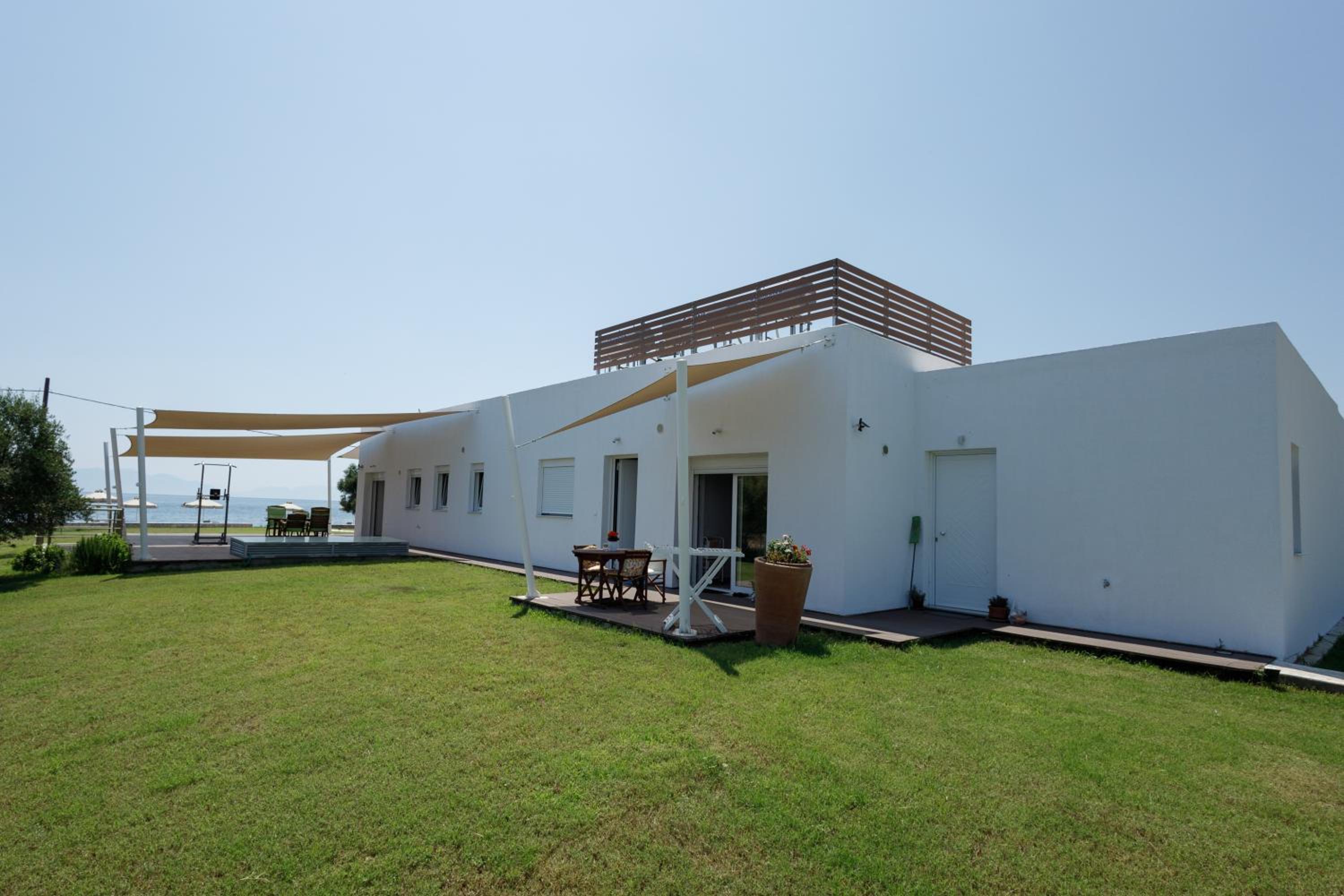 outdoor BBQ area