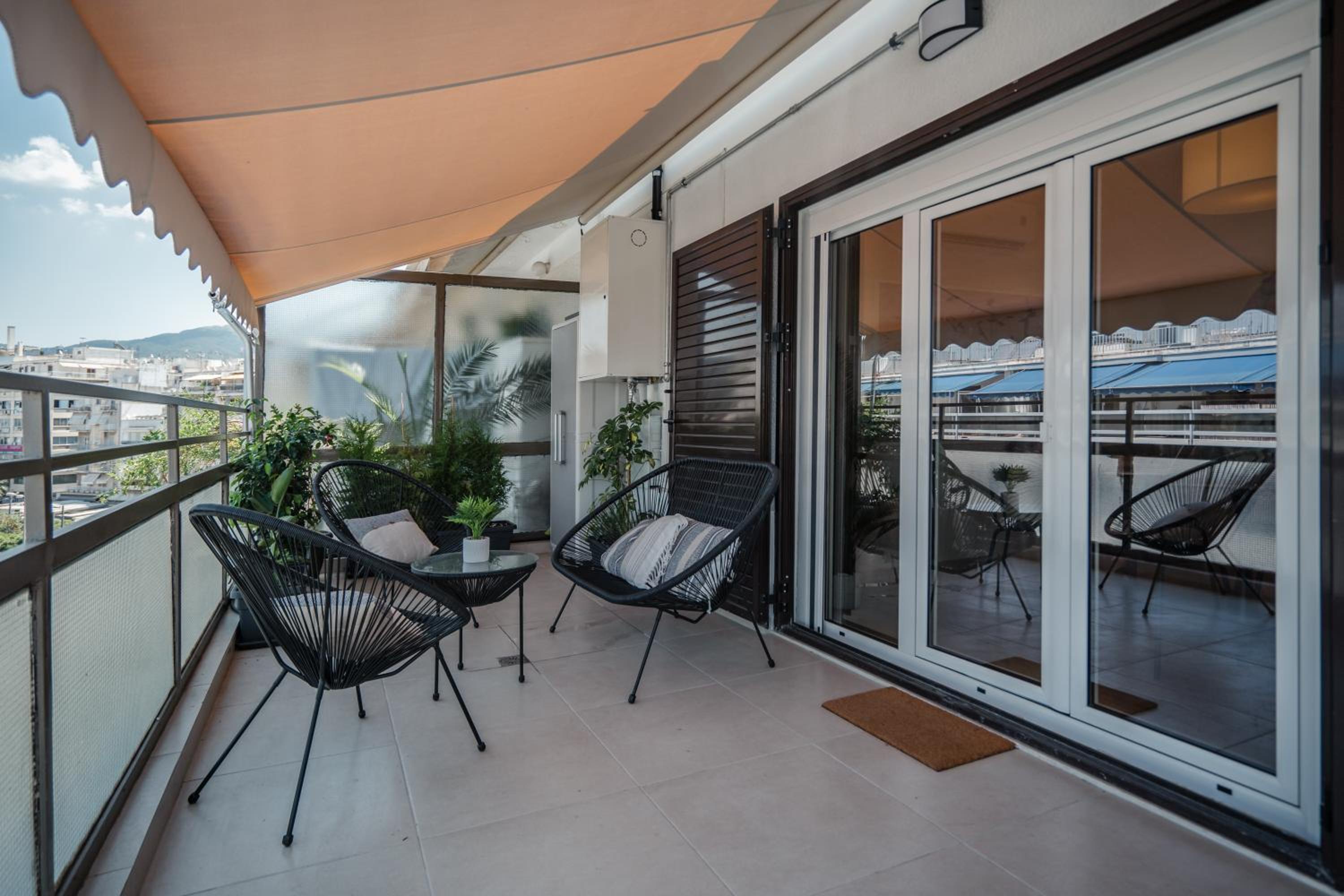Modern Apartment in Athens with Acropolis & Mt Lycabettus view