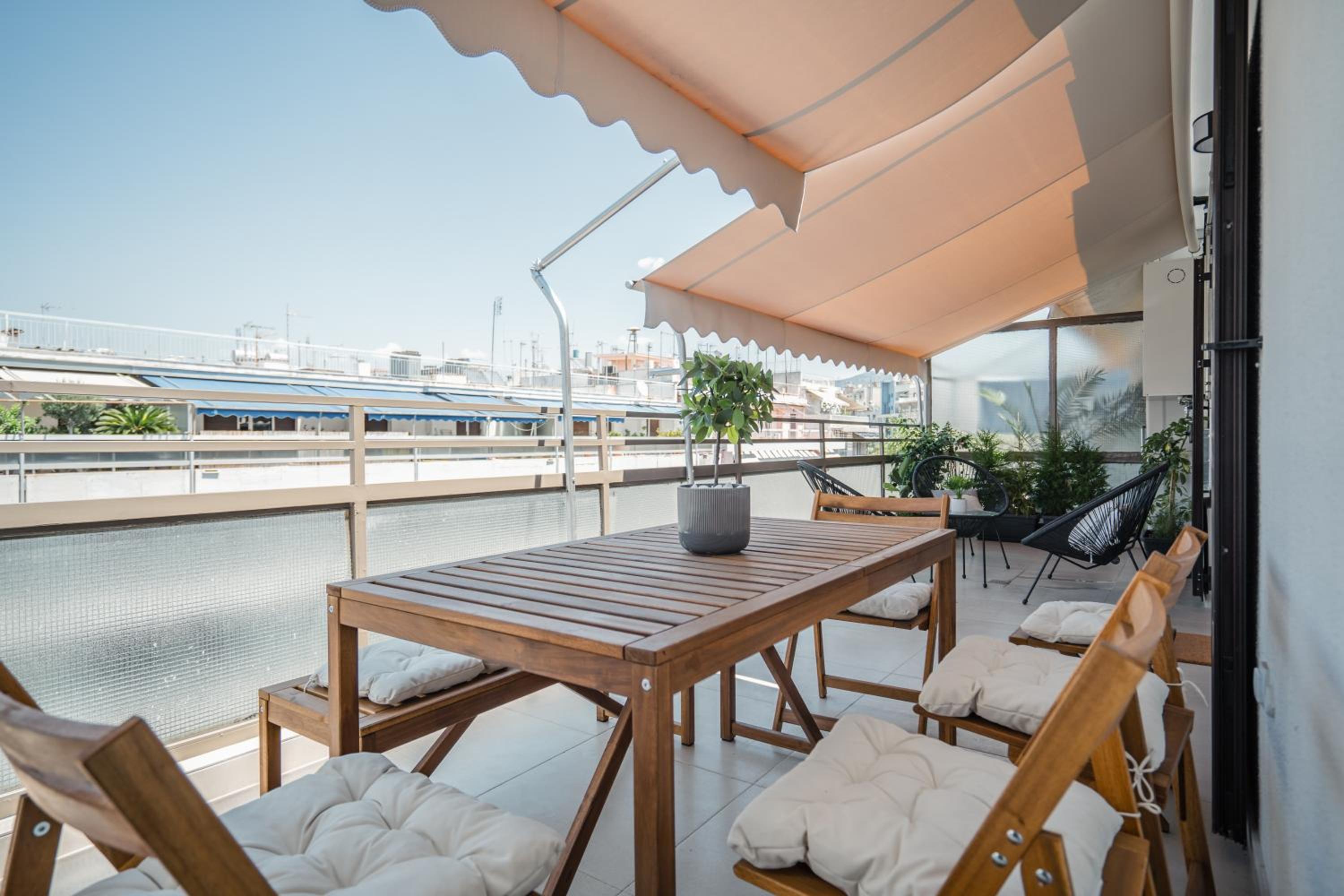 Modern Apartment in Athens with Acropolis & Mt Lycabettus view
