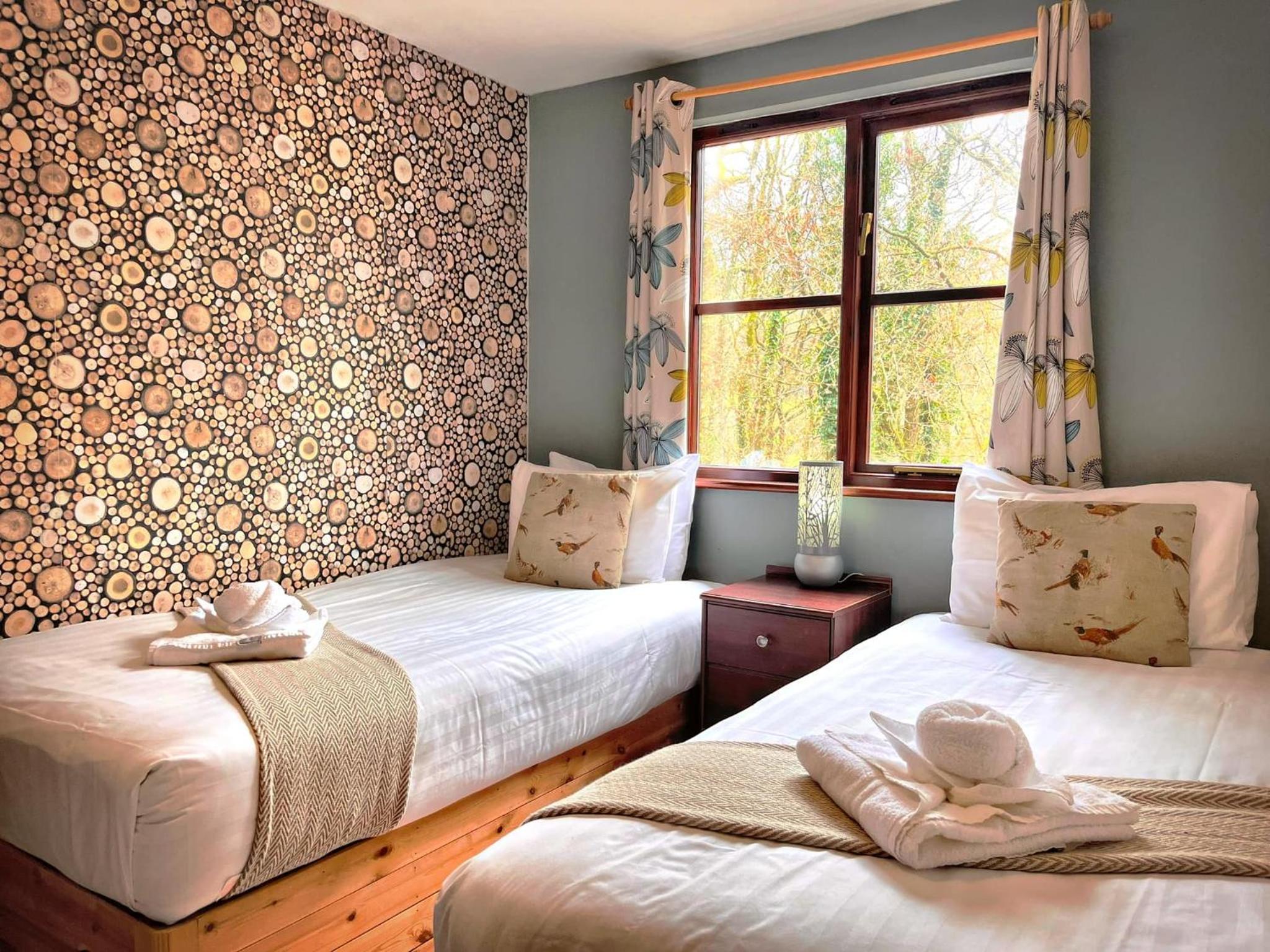 Goldcrest 4-Hot Tub-Woodland Lodges-Carmarthenshire-Tenby view 4