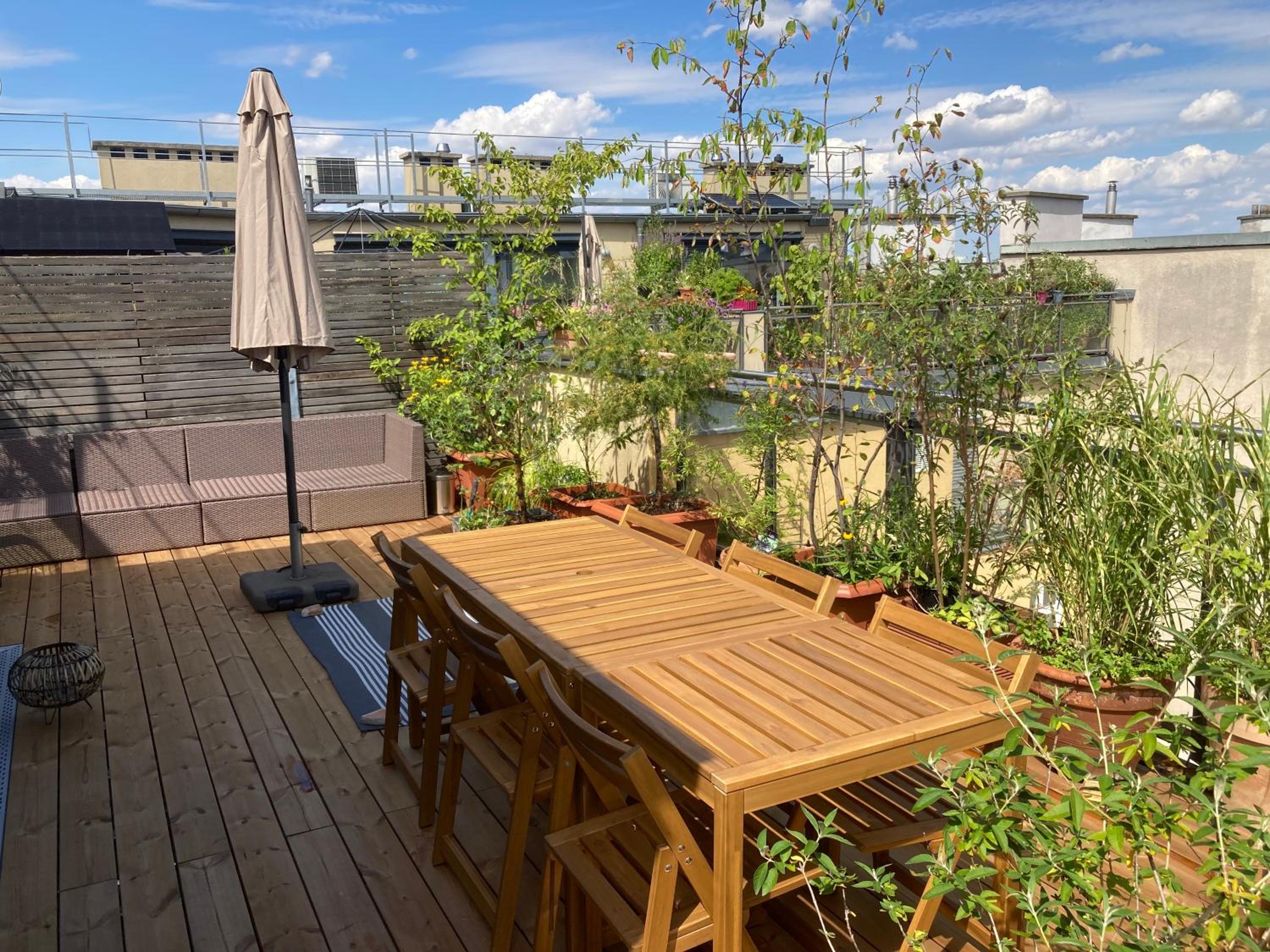 Central RoofTop Flat with fire place and terrace