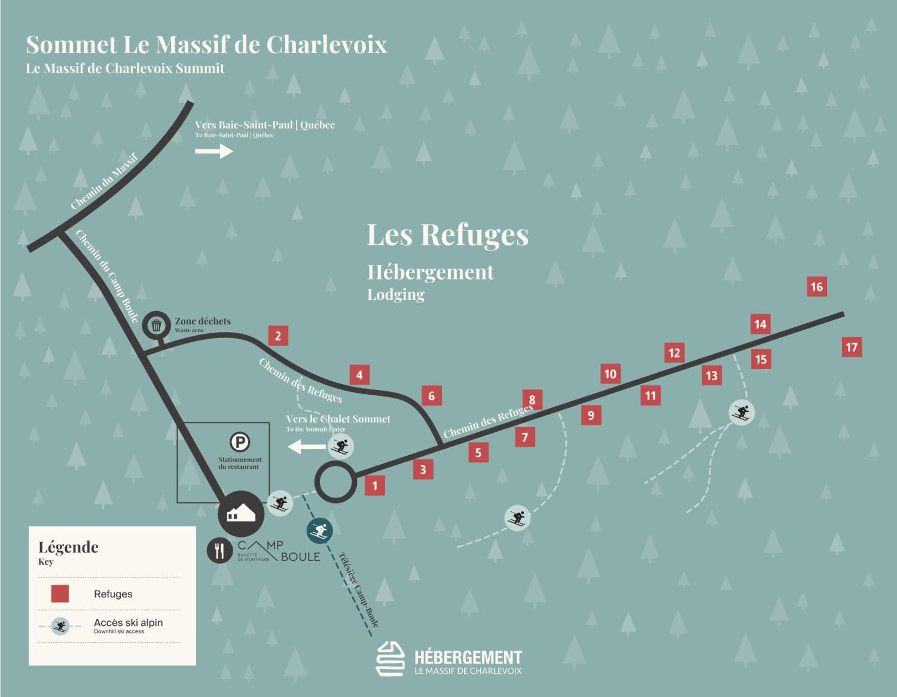 Les Refuges du Massif de Charlevoix