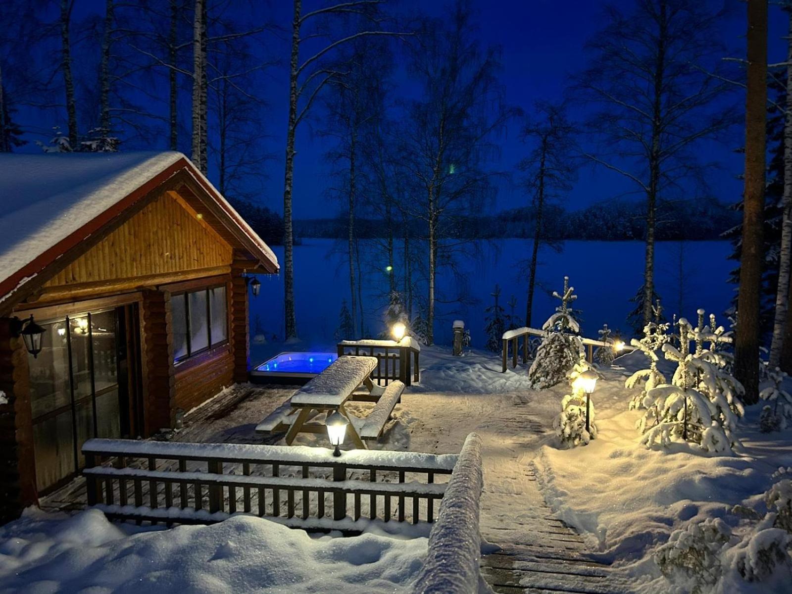 Villa Joutsen with jacuzzi view 3