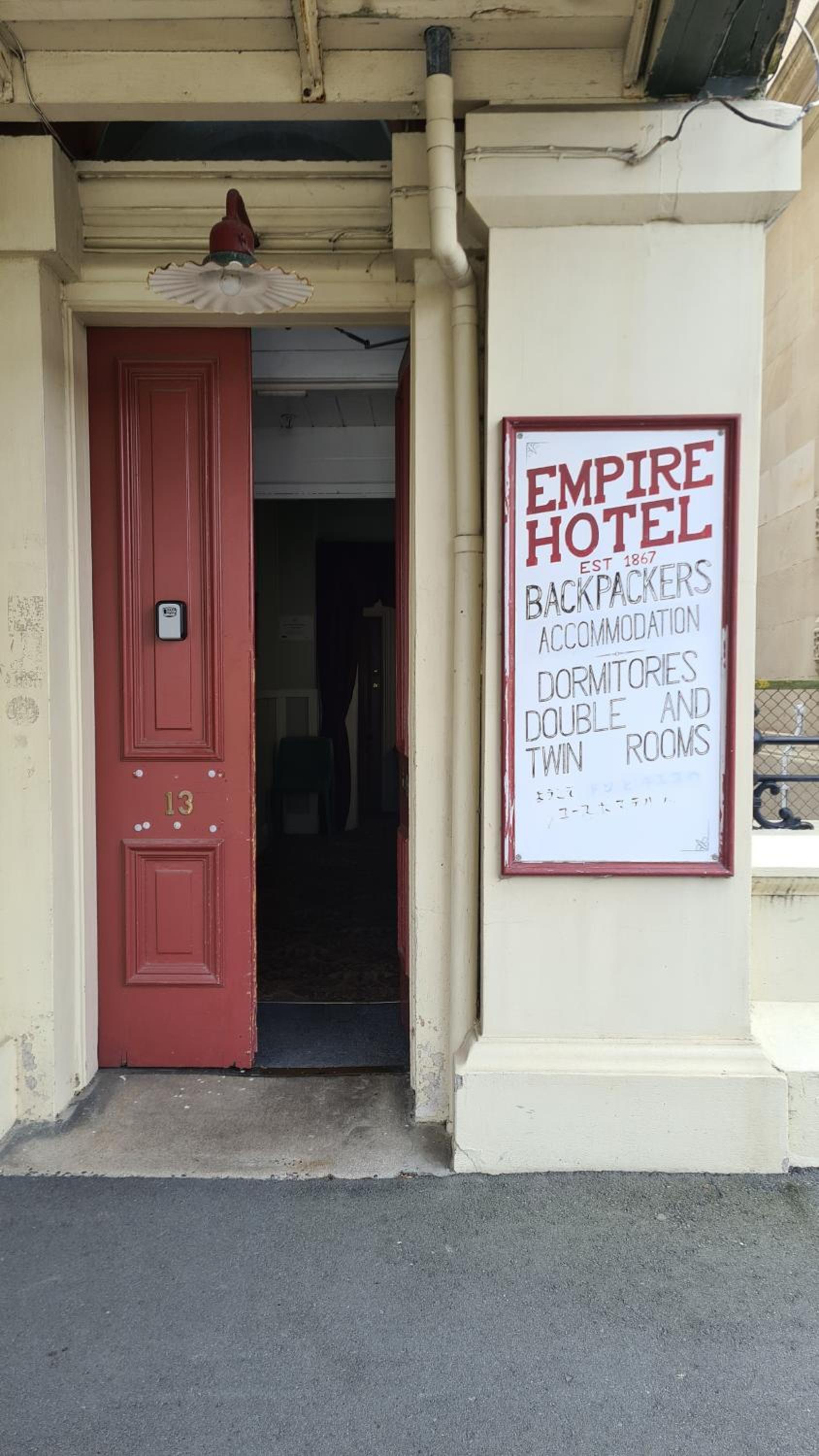 Empire Hotel Backpackers view 3