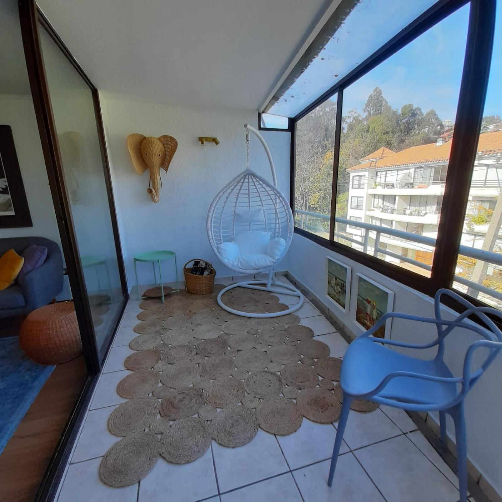 Reñaca acogedor departamento recién remodelado, cerca de todo