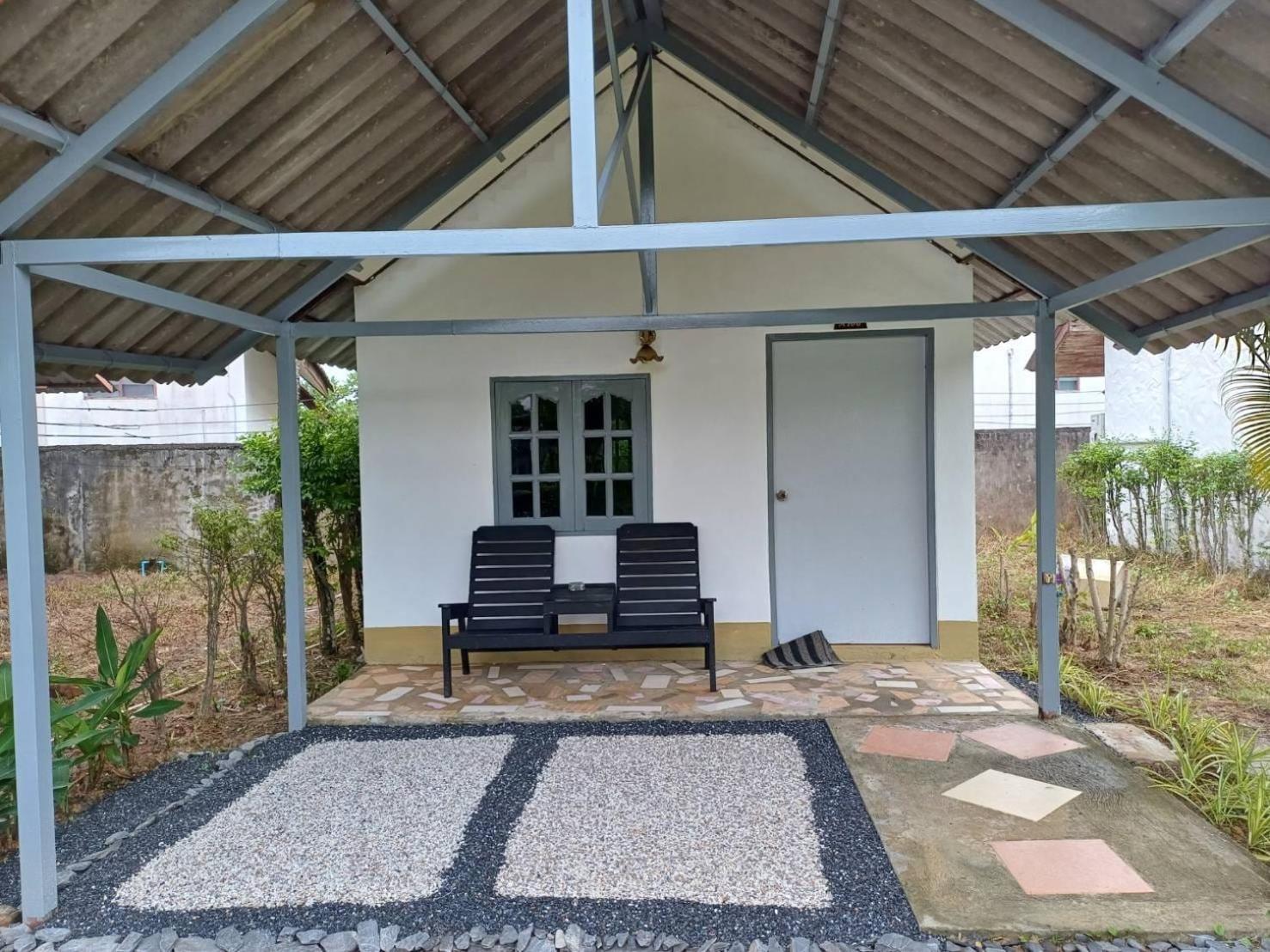 outdoor BBQ area