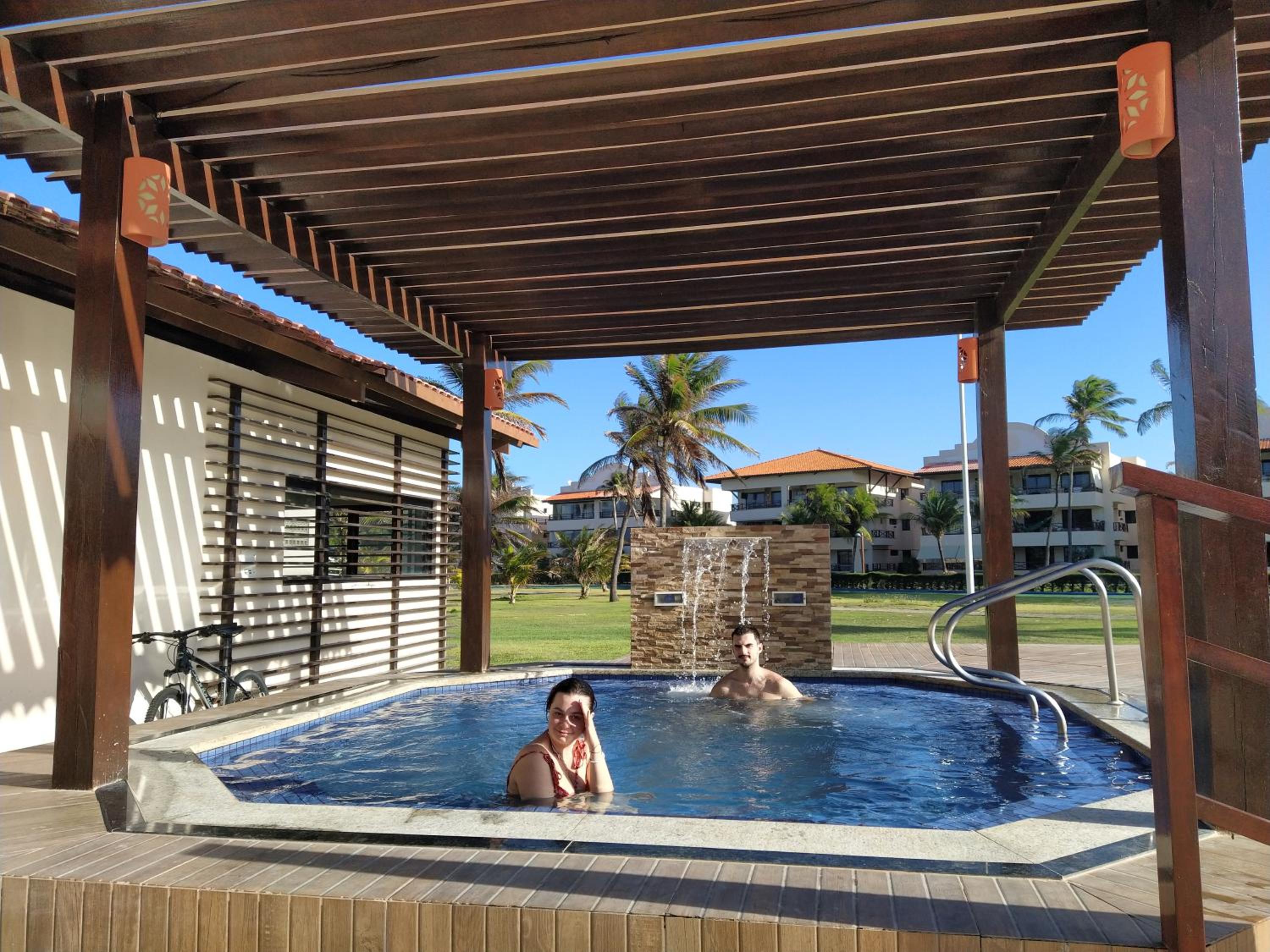 Apartamento Aquaville Pé na areia e Água coco view 4