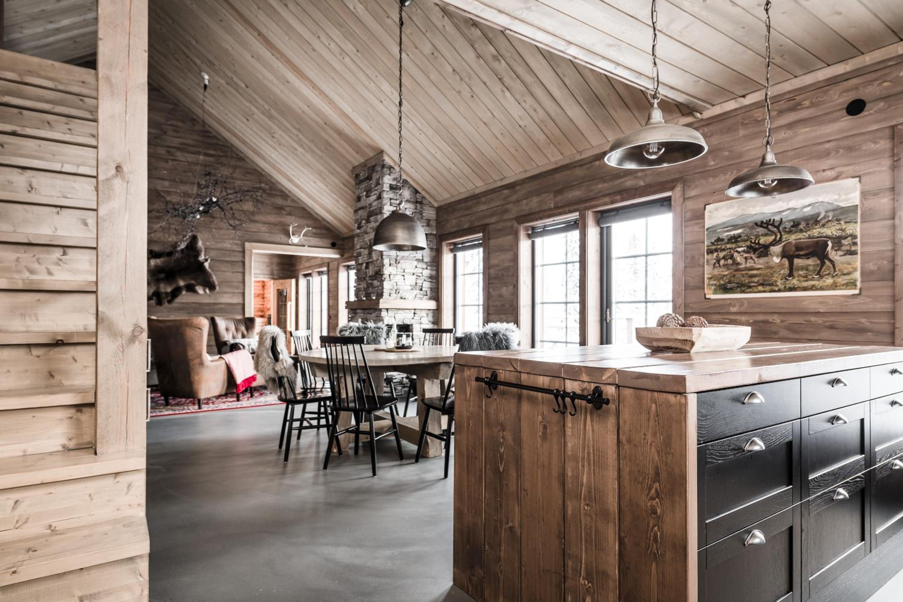 Luxurious cottage with sauna overlooking mountains