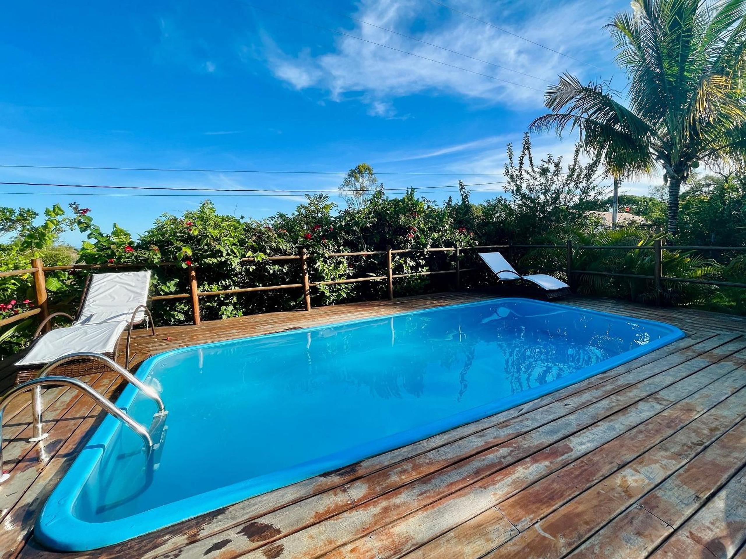 House with pool and view of Praia do Espelho