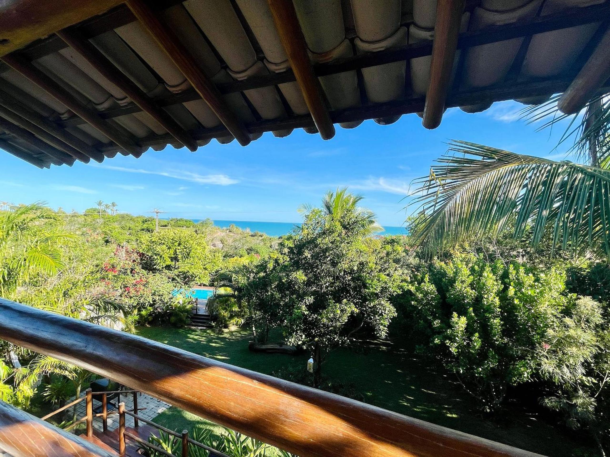 House with pool and view of Praia do Espelho
