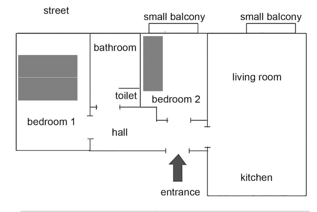 Practical two bedroom APT near Corvin