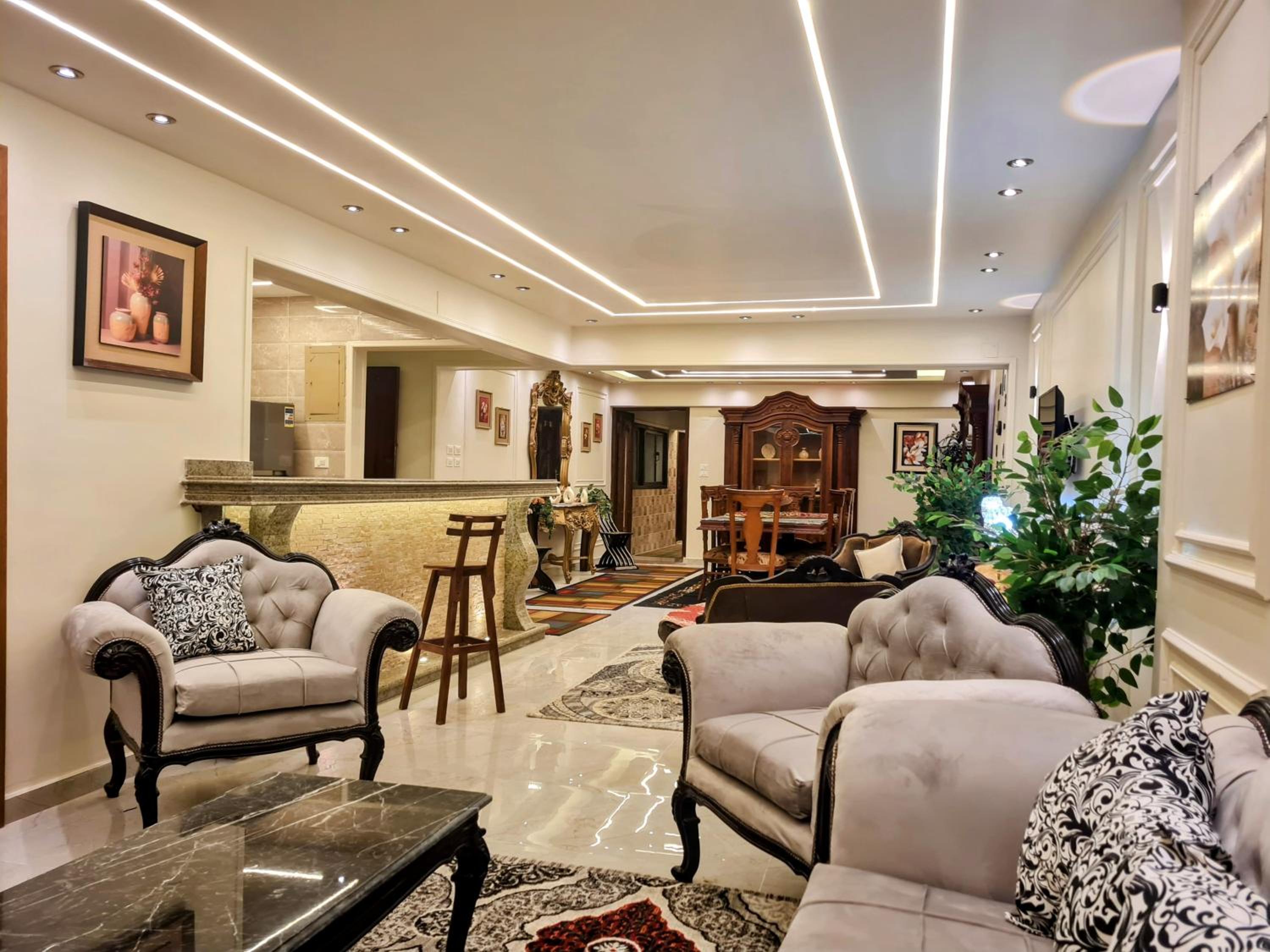 RD Served Apartment 3-Bedroom Dokki - Ideal Location Downtown Cairo