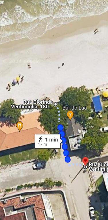 Apartamento pe na areia e com vista linda