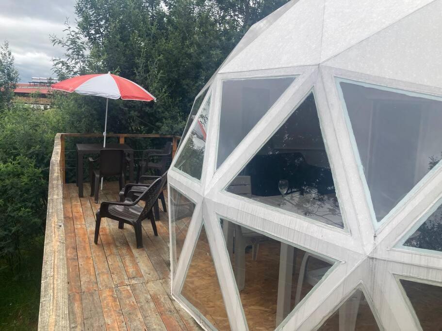 Glamping vista lago Guatavita
