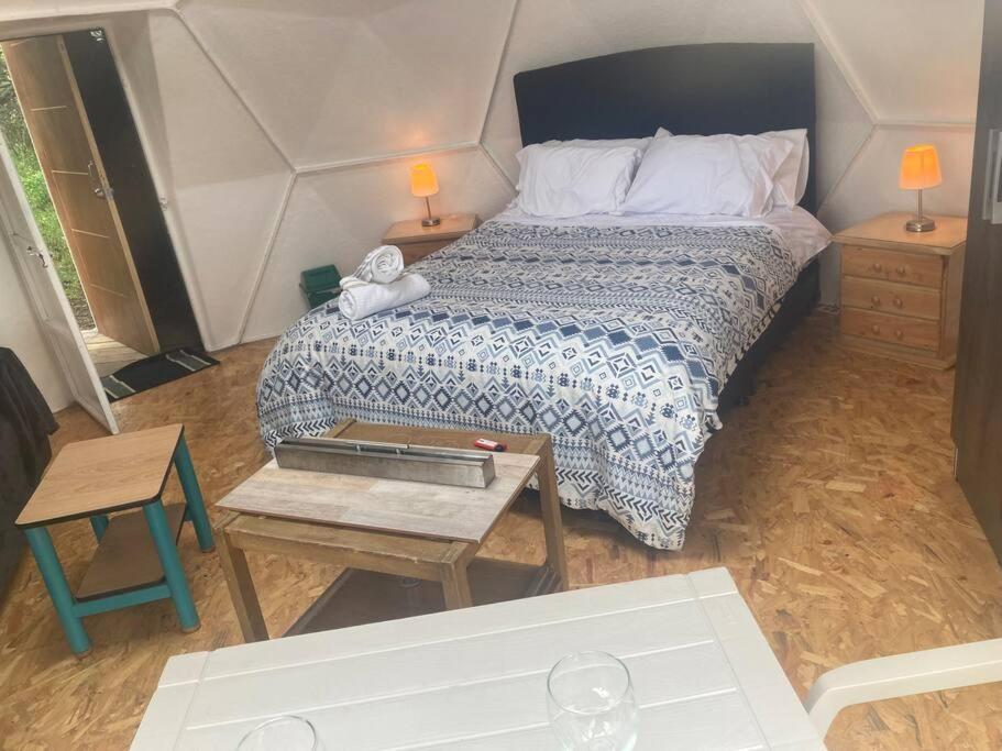 Glamping vista lago Guatavita