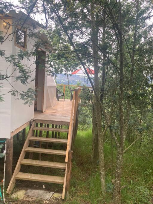 Glamping vista lago Guatavita