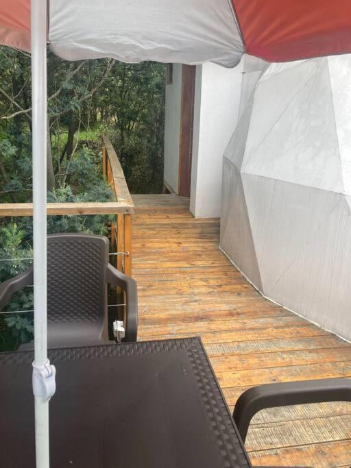 Glamping vista lago Guatavita