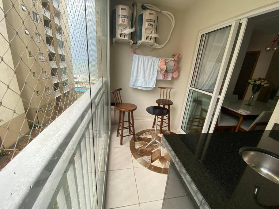 Apartamento encantador com vista para o mar