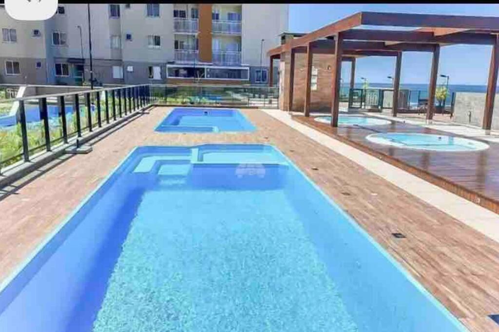 Apartamento encantador com vista para o mar