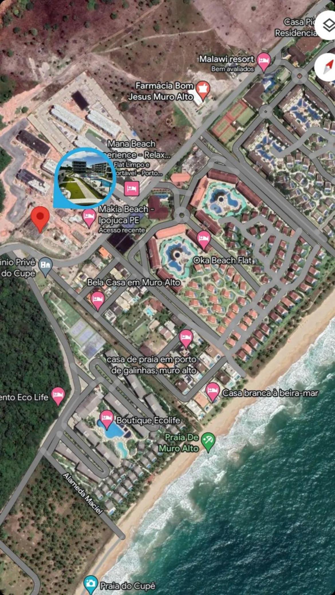 Muro Alto - Flat Completo MANA Resort