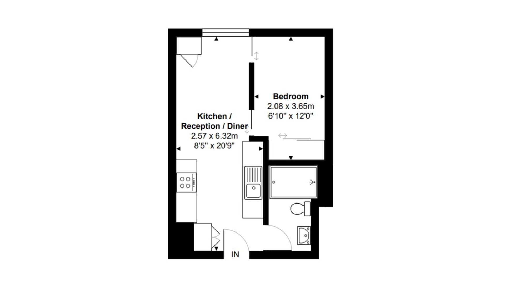 Modern 1 Bed Apartment Camden