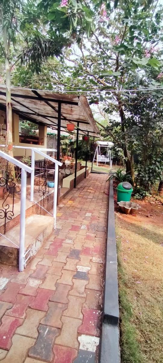 outdoor BBQ area