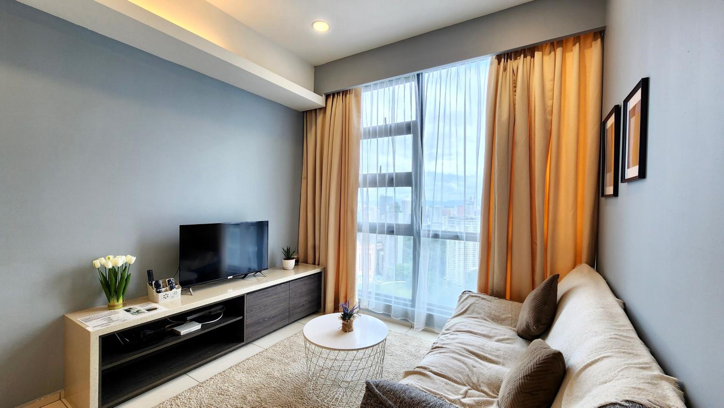 Skyline view in Bukit Bintang The Robertson 42f