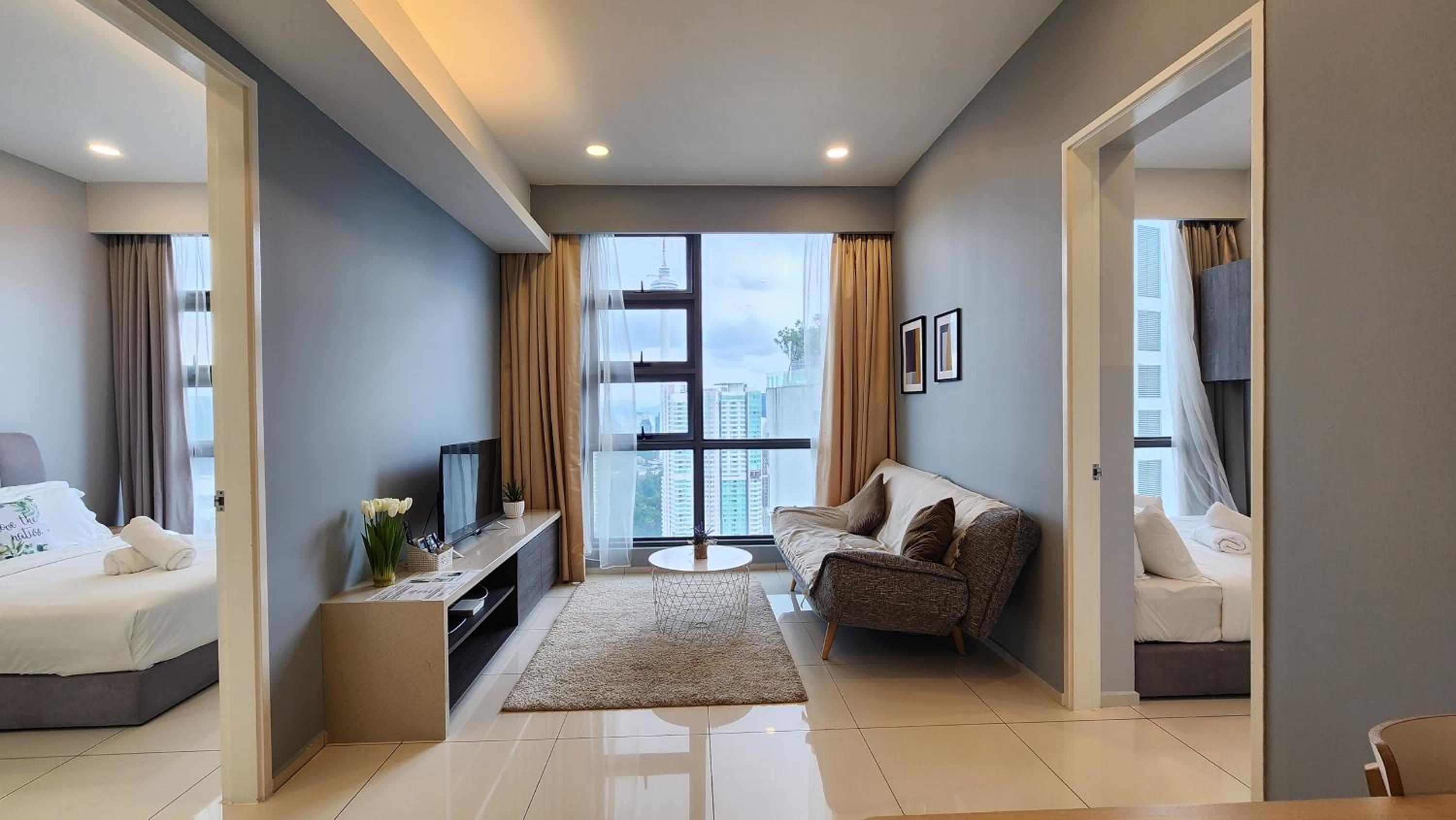 Skyline view in Bukit Bintang The Robertson 42f