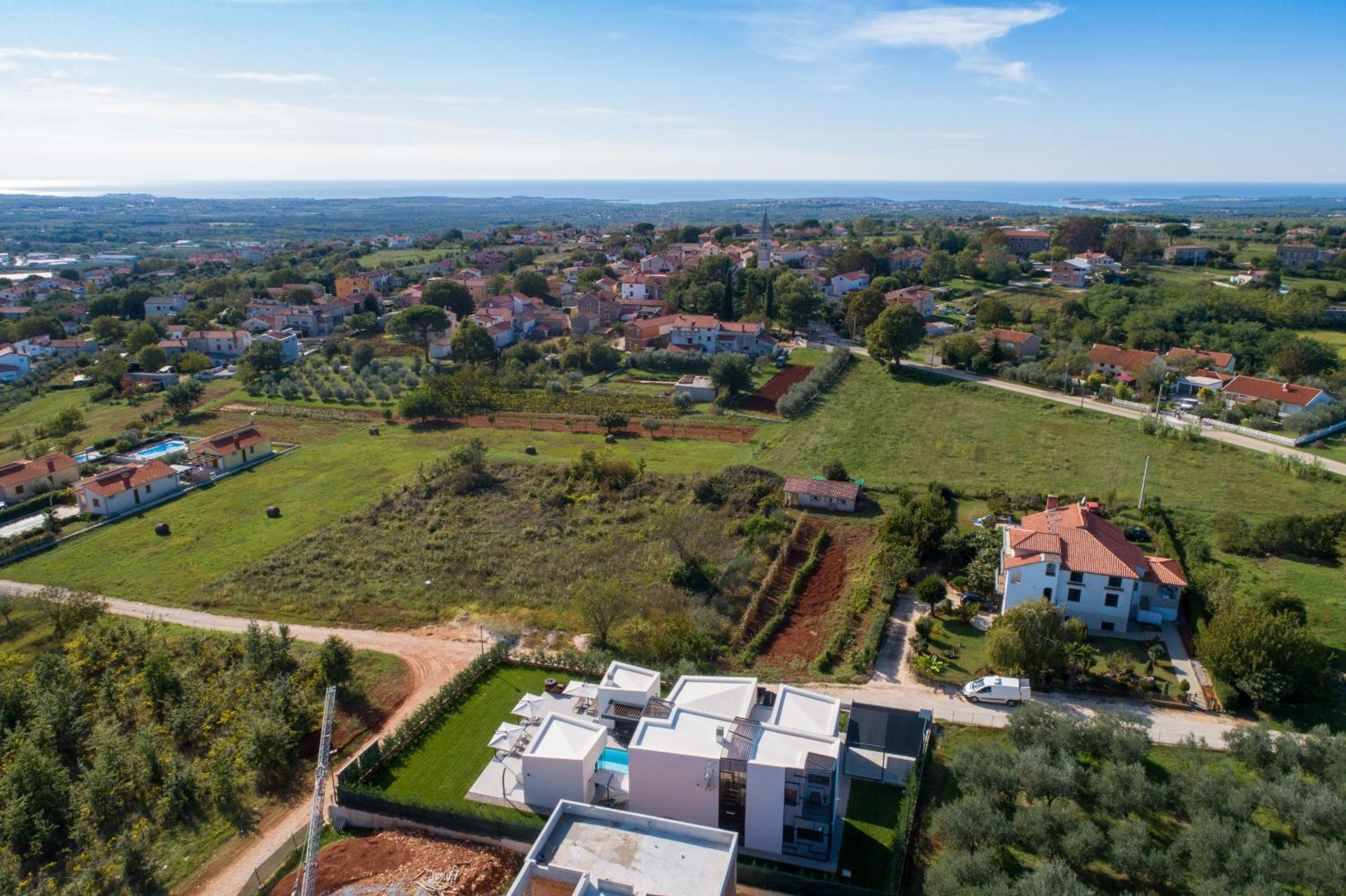 Modern villa Ruzic with pool near Porec