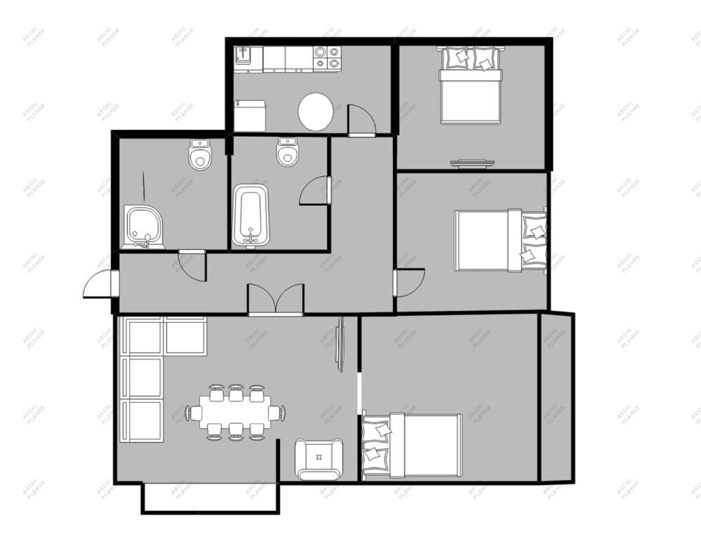 Palermo - Spacious Family Apartment 200 m from Sopot Beach by Lion Apartments