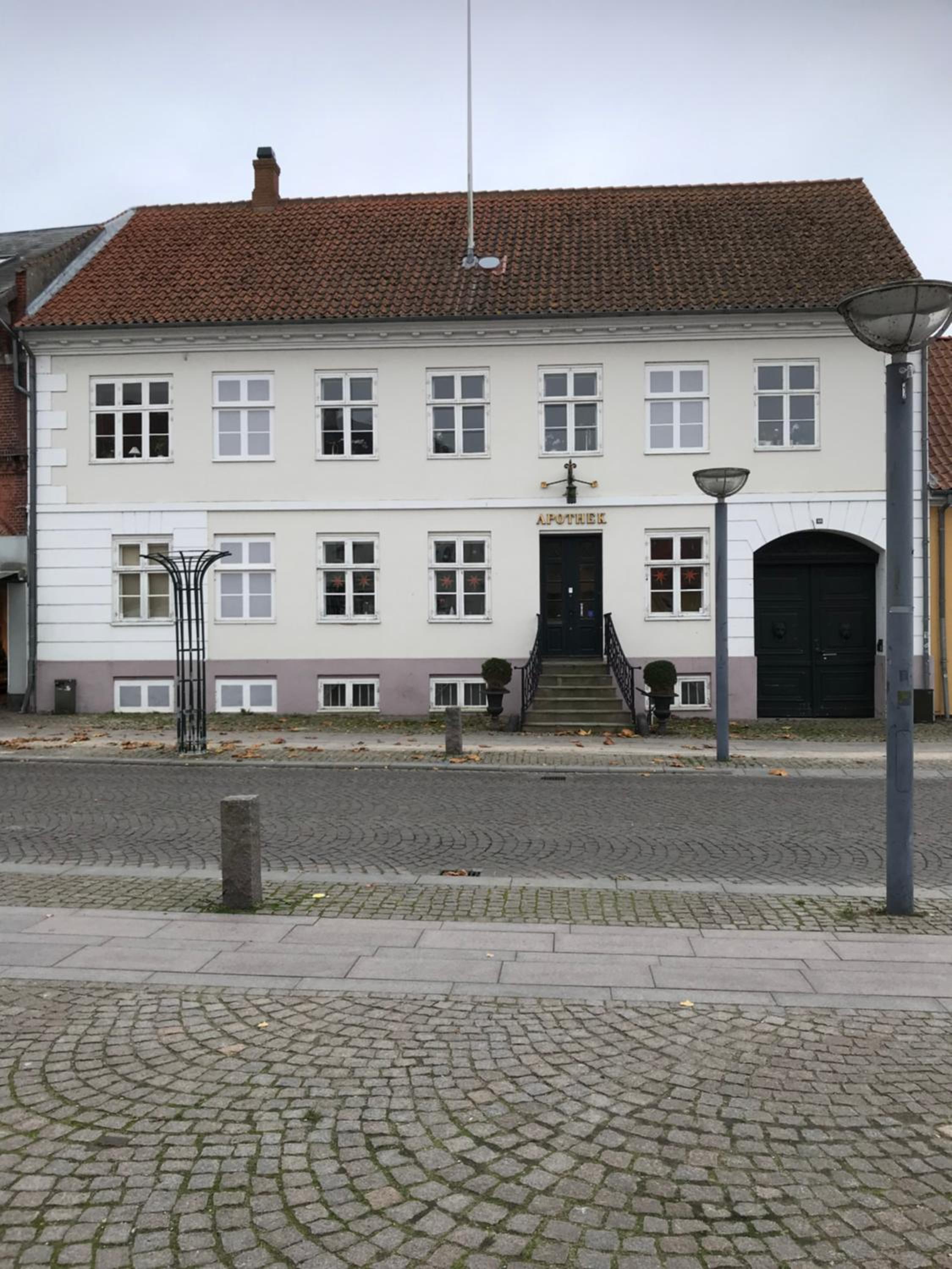 Apothekergaarden Stege stuen mod gårdhaven