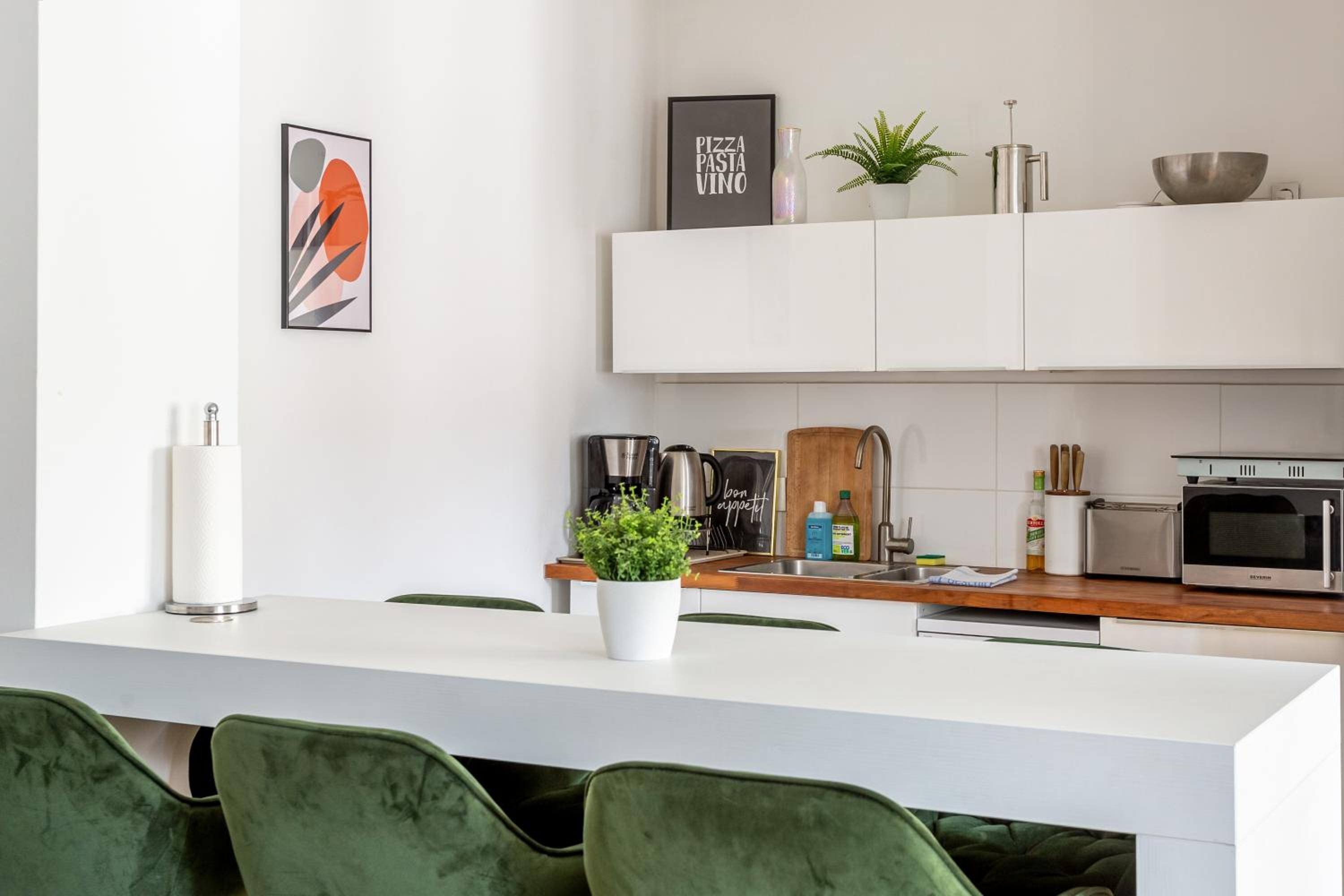 Global Living - Design Apartment I Central I Smart-TV I Kitchen I Berlin