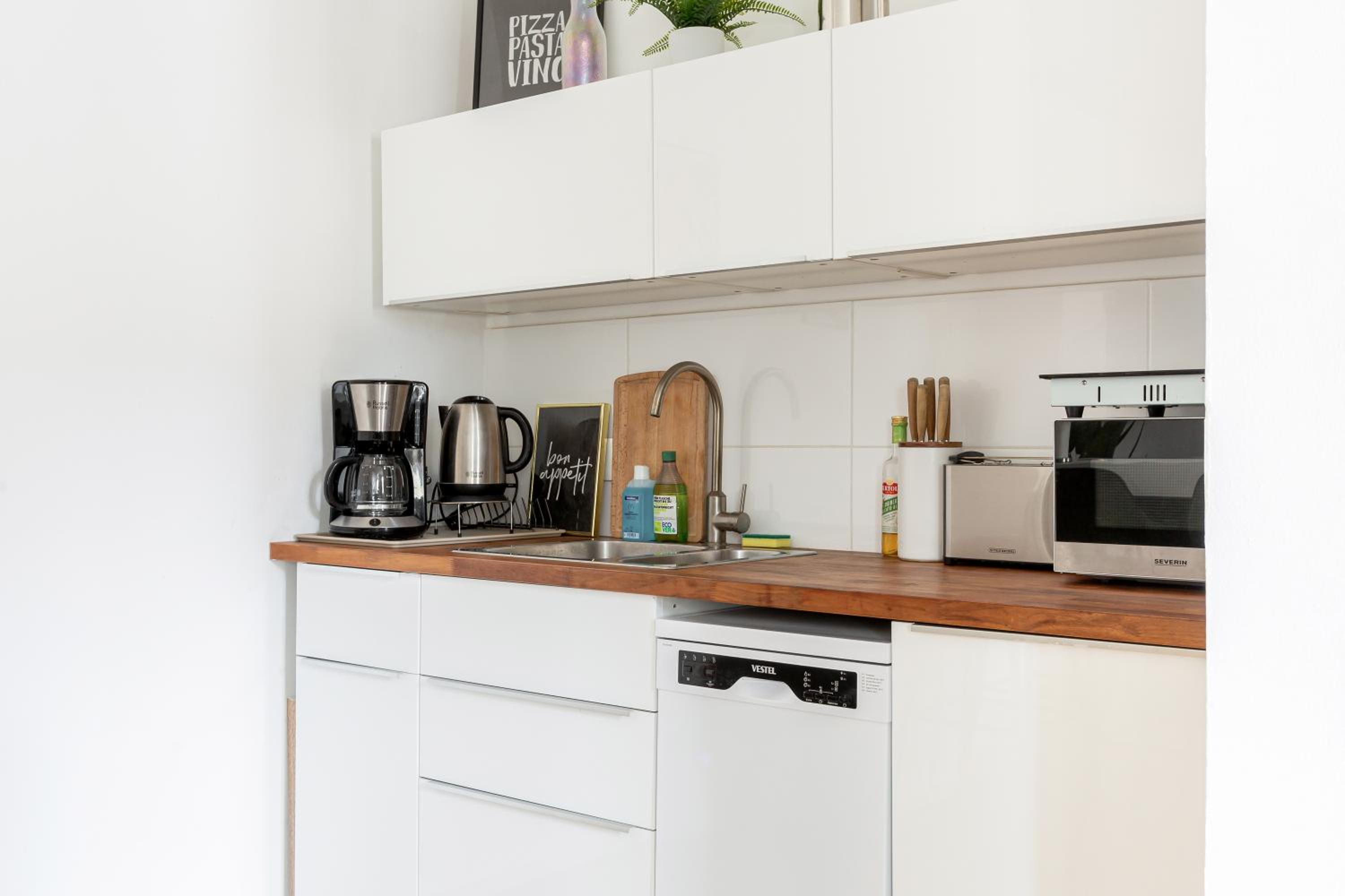 Global Living - Design Apartment I Central I Smart-TV I Kitchen I Berlin