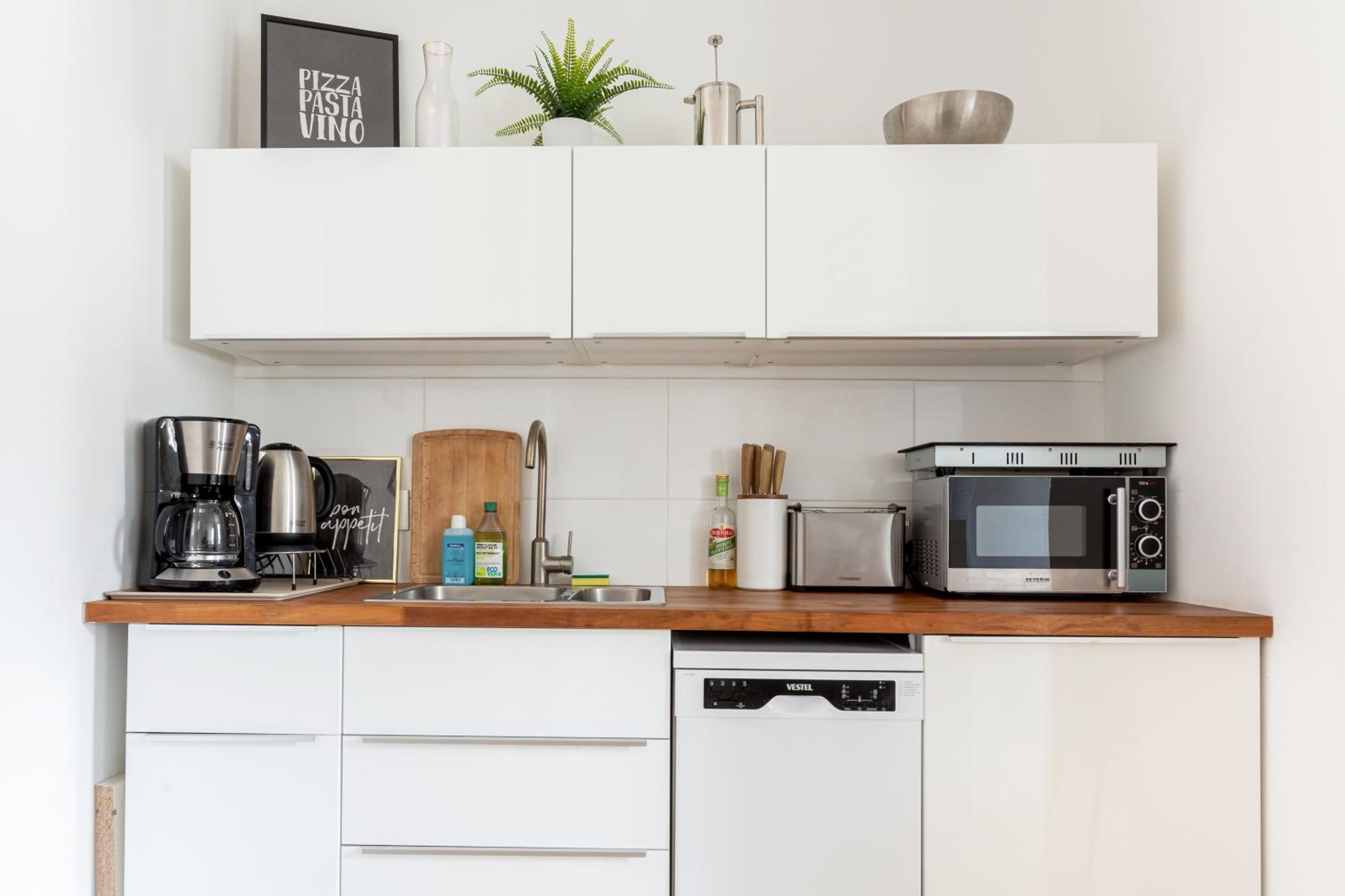 Global Living - Design Apartment I Central I Smart-TV I Kitchen I Berlin