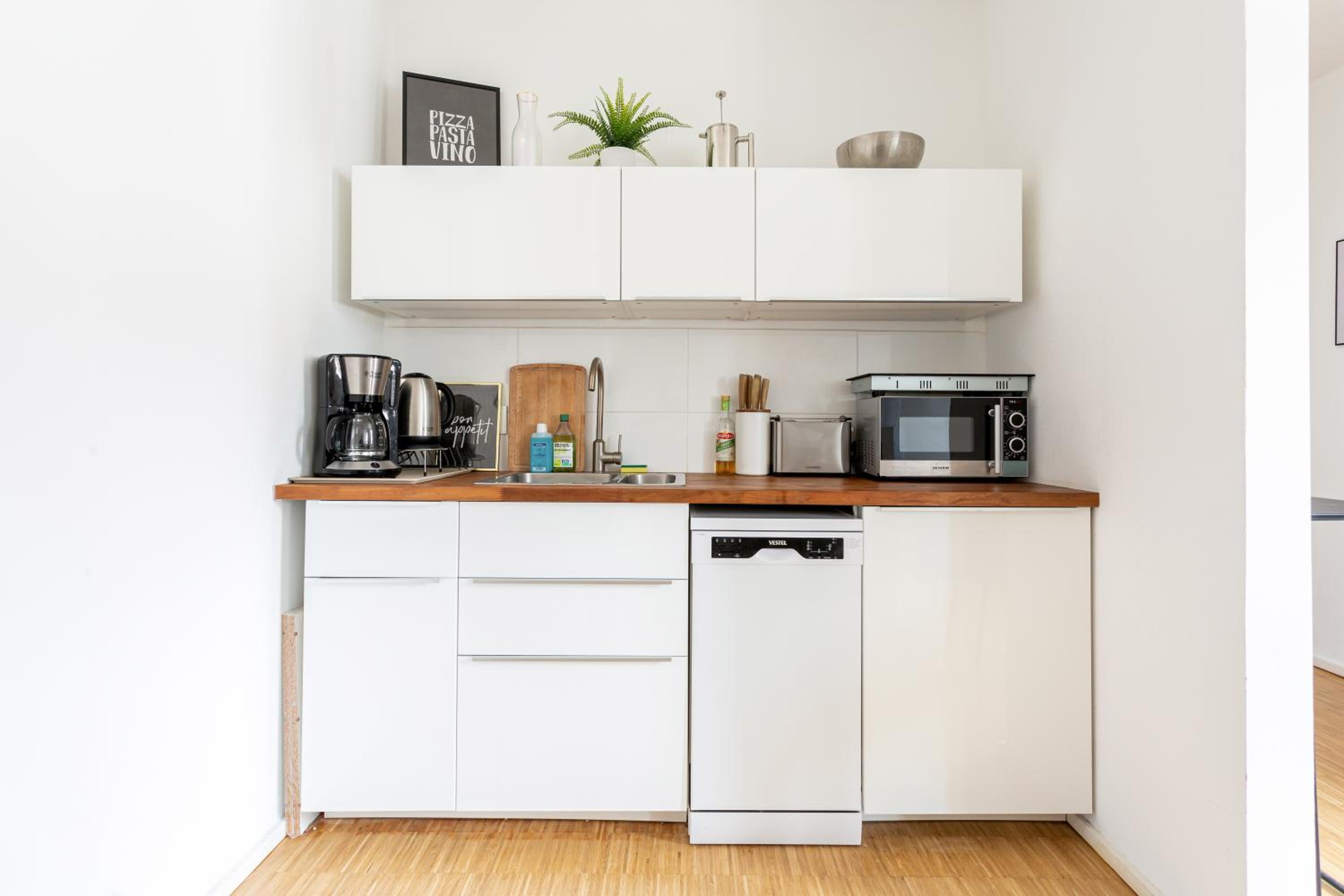 Global Living - Design Apartment I Central I Smart-TV I Kitchen I Berlin