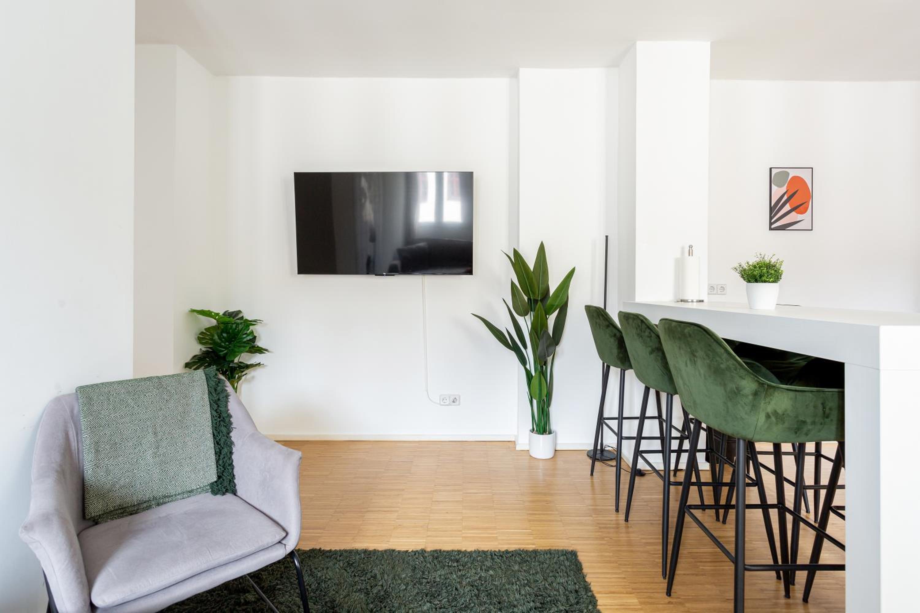 Global Living - Design Apartment I Central I Smart-TV I Kitchen I Berlin