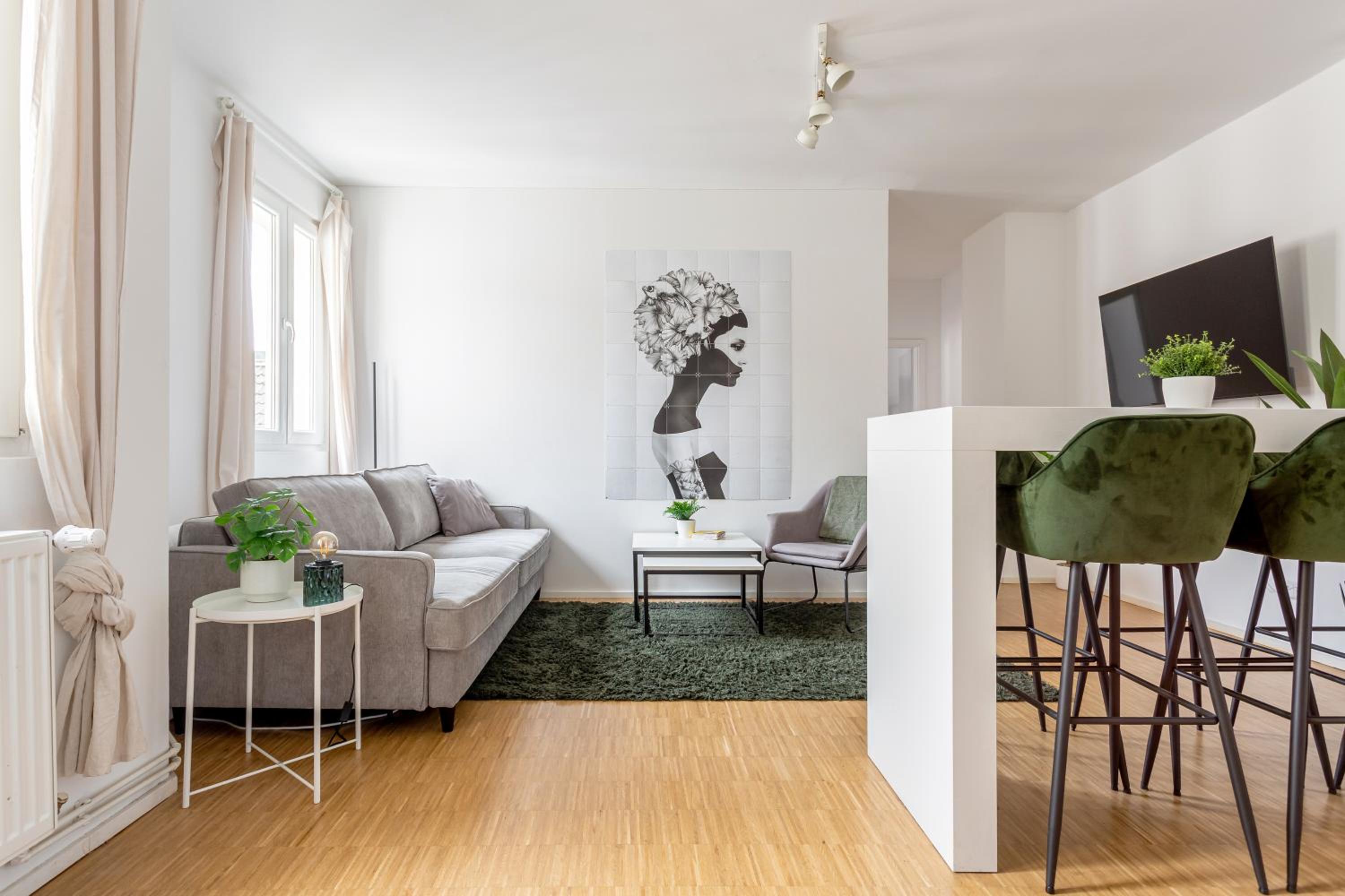 Global Living - Design Apartment I Central I Smart-TV I Kitchen I Berlin