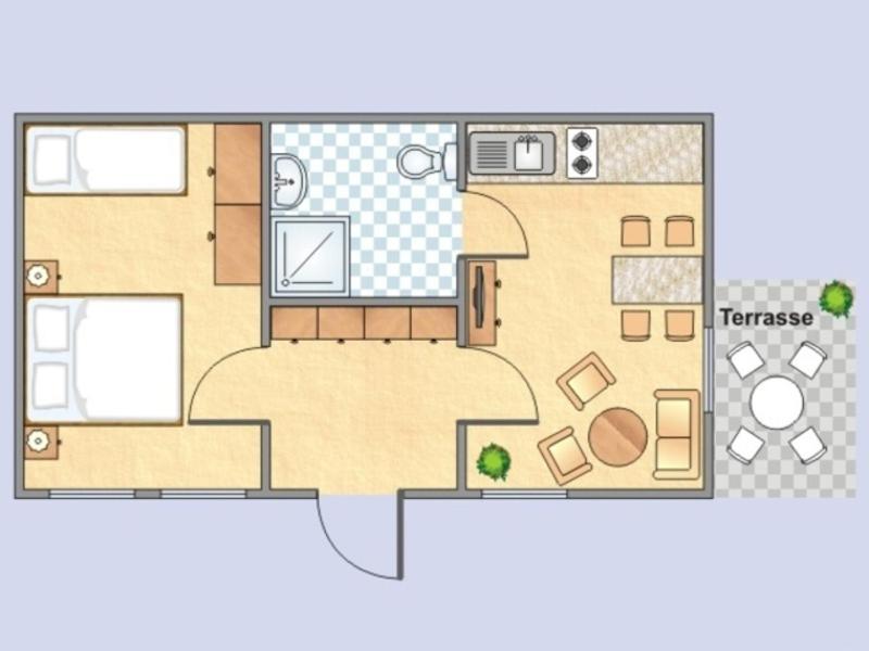 Bungalow mit Terrasse