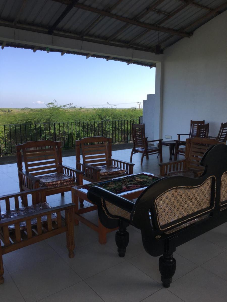 outdoor BBQ area