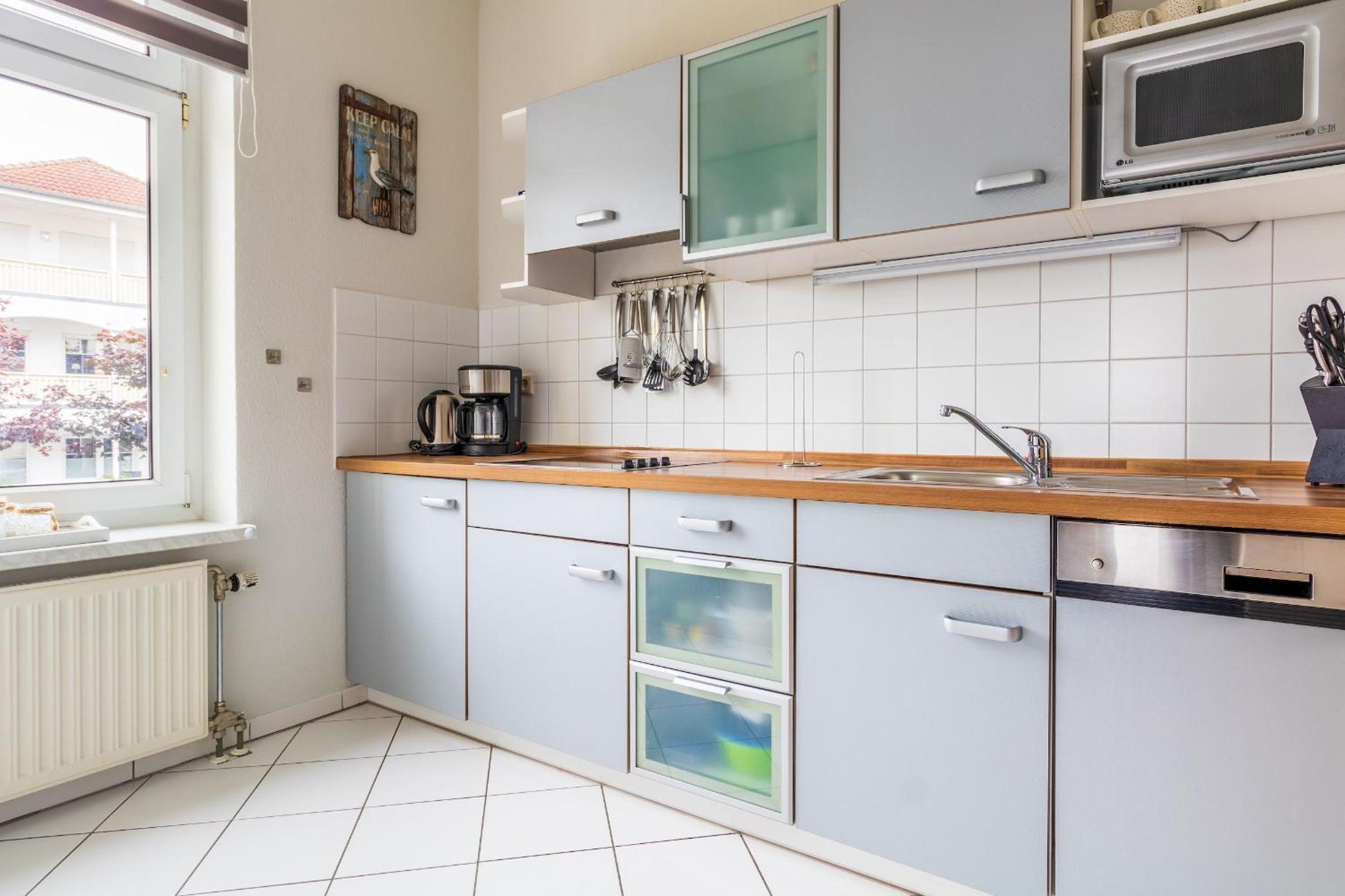 Haus Godewind Ferienwohnung 5 mit Balkon und Strandkorb