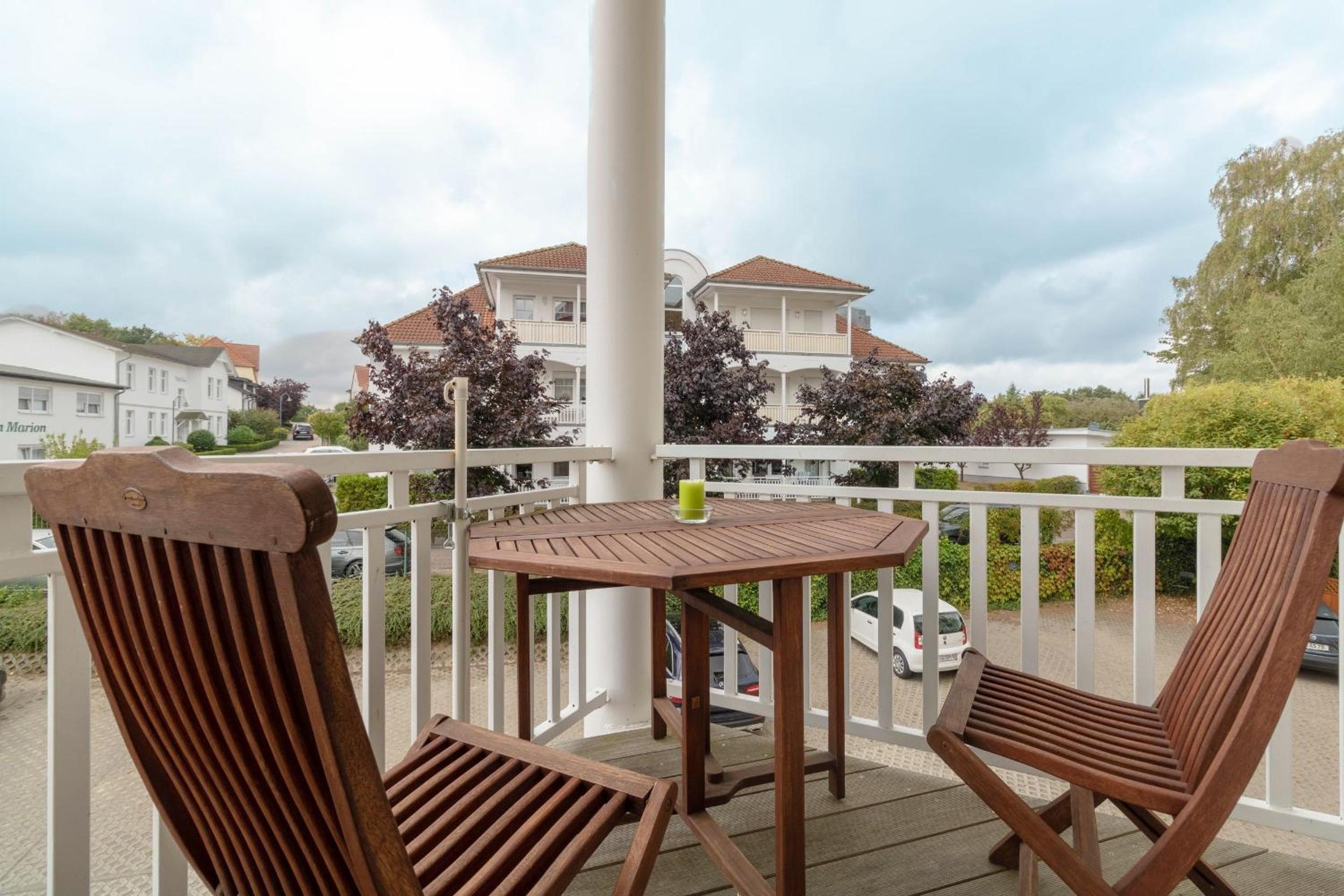 Haus Godewind Ferienwohnung 5 mit Balkon und Strandkorb
