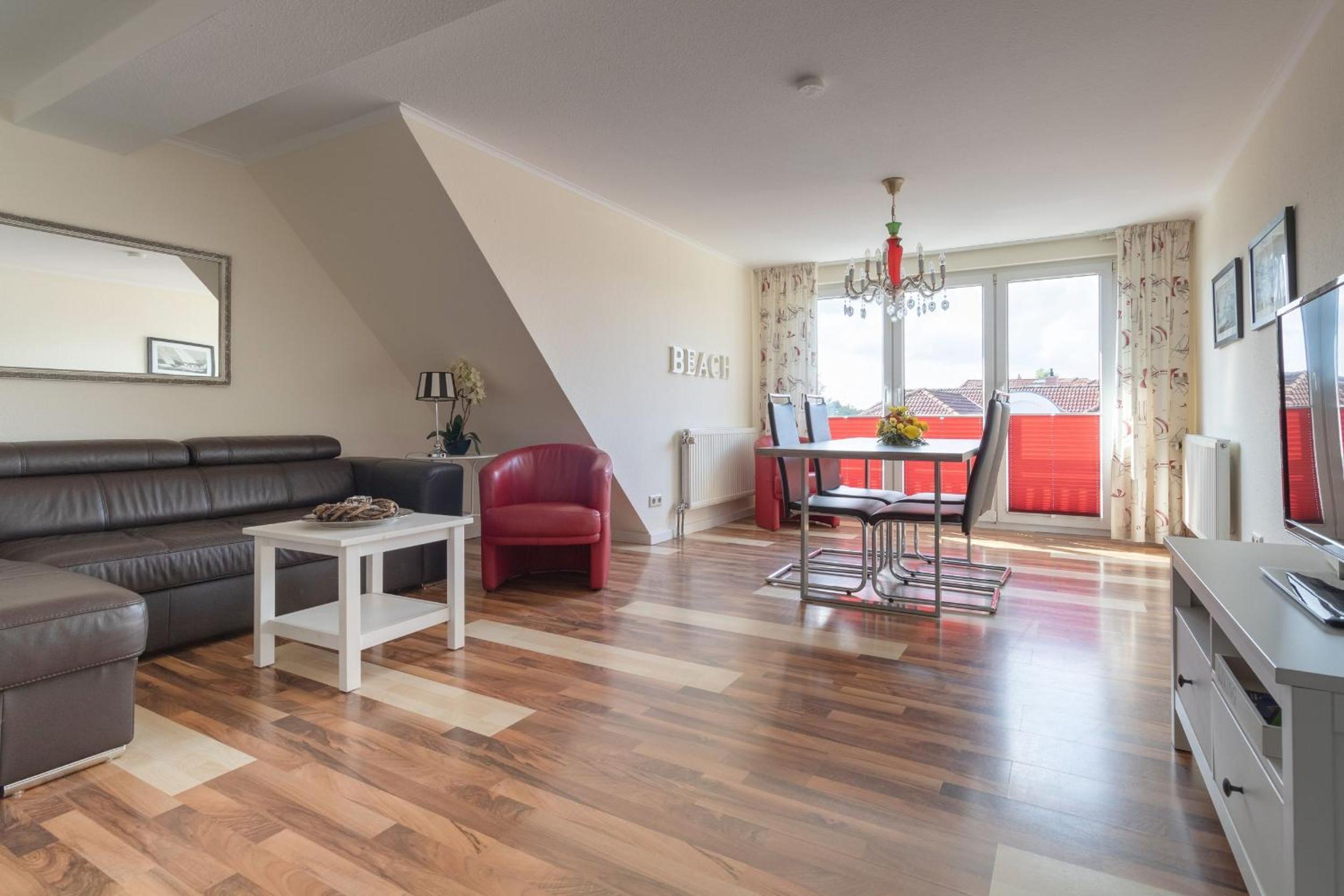 Haus Godewind Ferienwohnung 14 mit Strandkorb