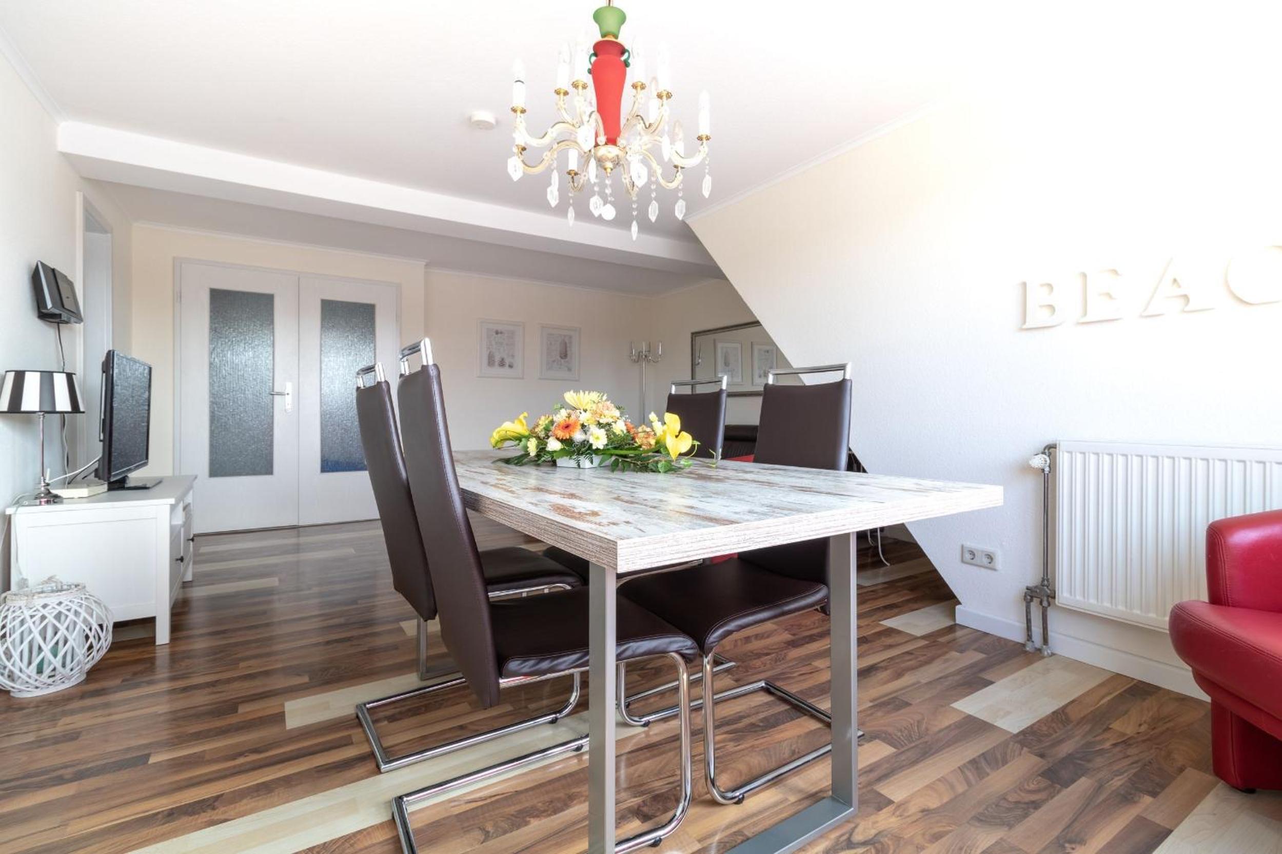 Haus Godewind Ferienwohnung 14 mit Strandkorb