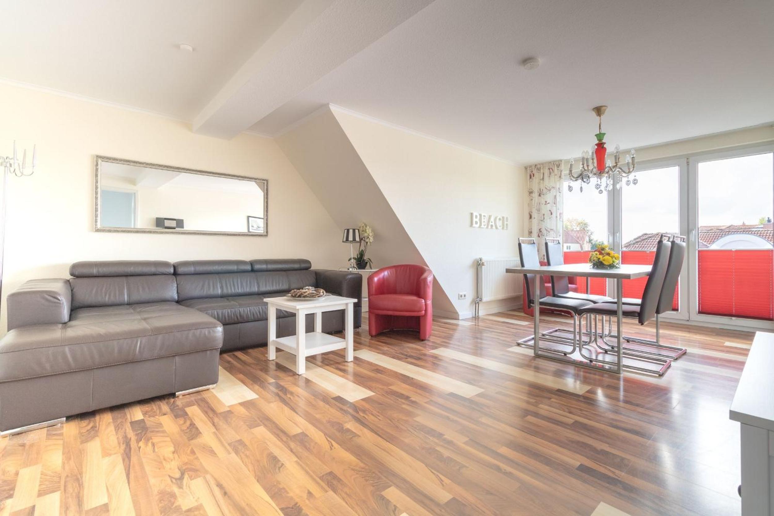Haus Godewind Ferienwohnung 14 mit Strandkorb