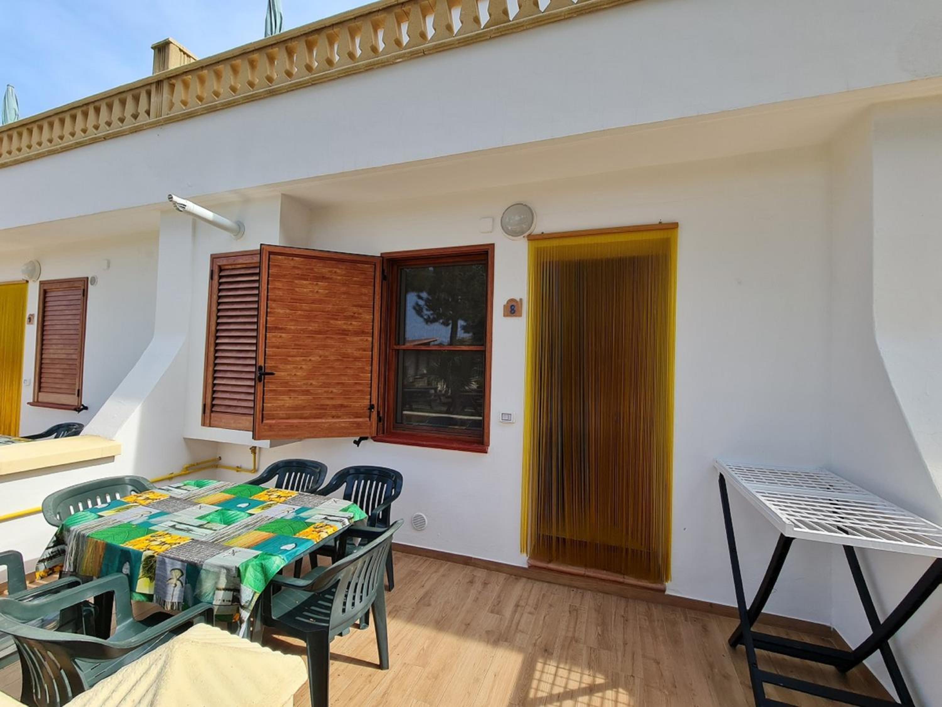 outdoor BBQ area