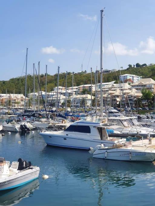 Bateau double cabine proche de la plage